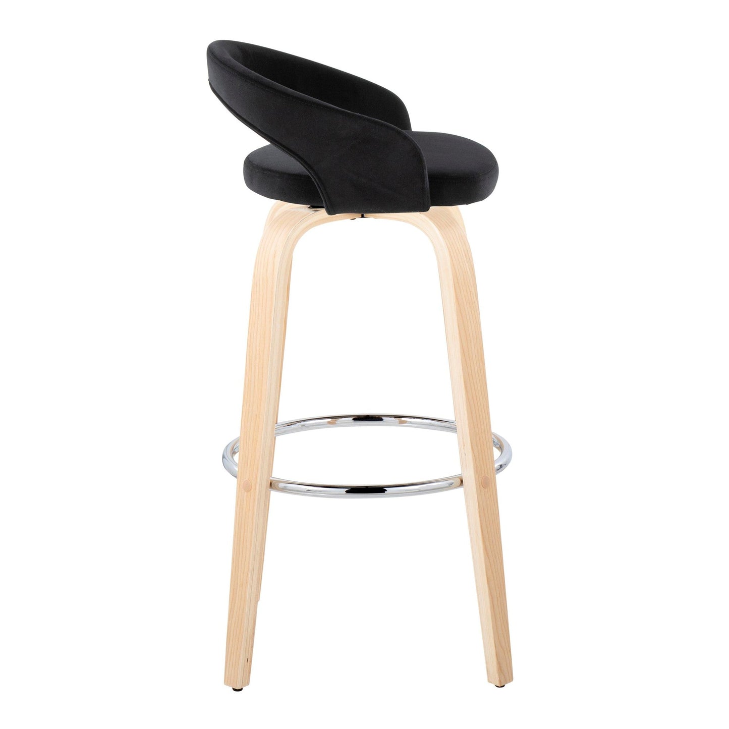 Majestic Office Furniture Upholstered 30" Fixed-Height Barstool - Set of 2