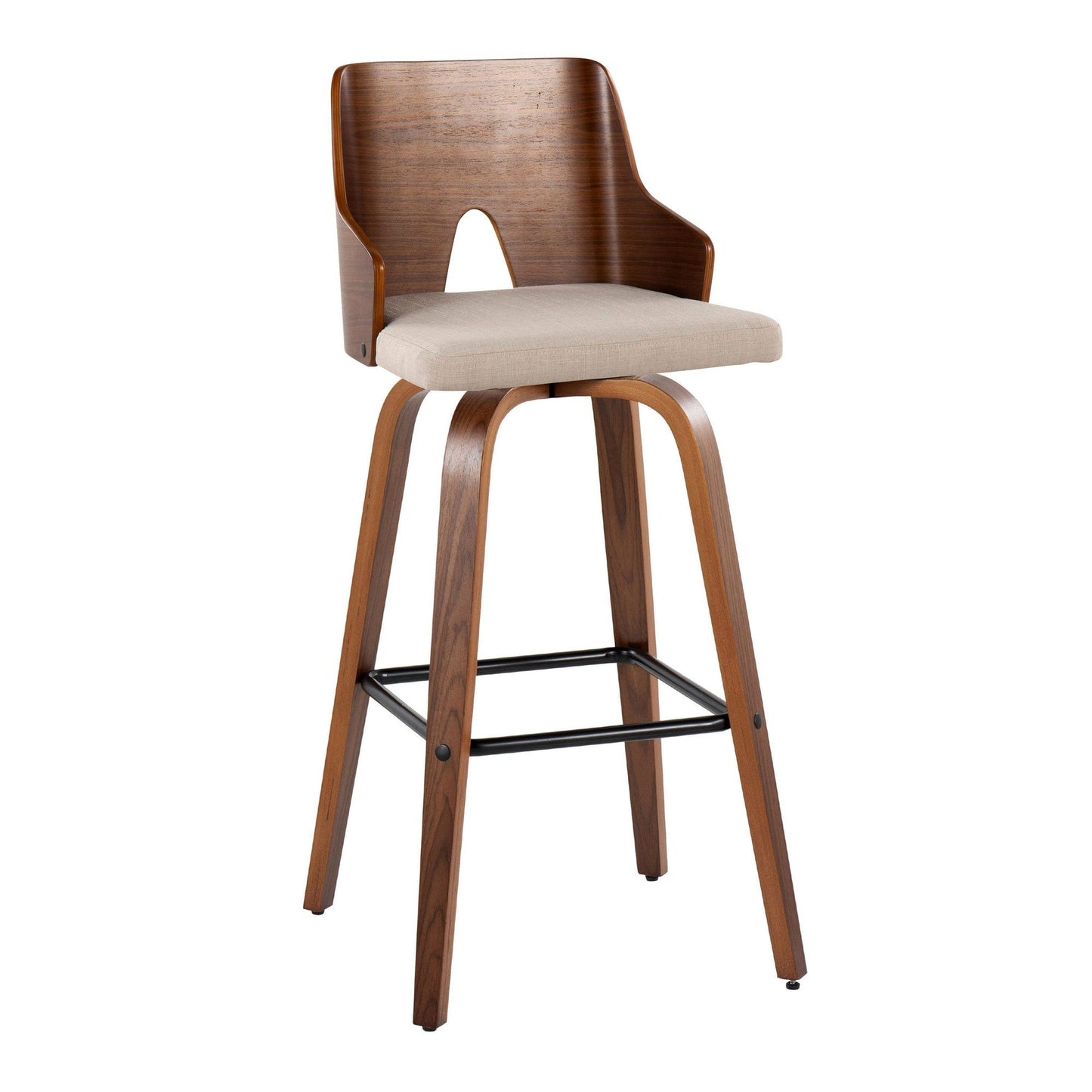 Majestic Office Furniture 30" Fixed-Height Barstool - Set of 2