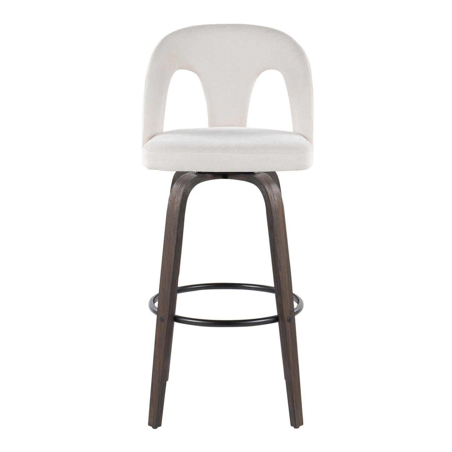 Majestic Office Furniture Upholstered 30" Fixed-Height Barstool - Set of 2
