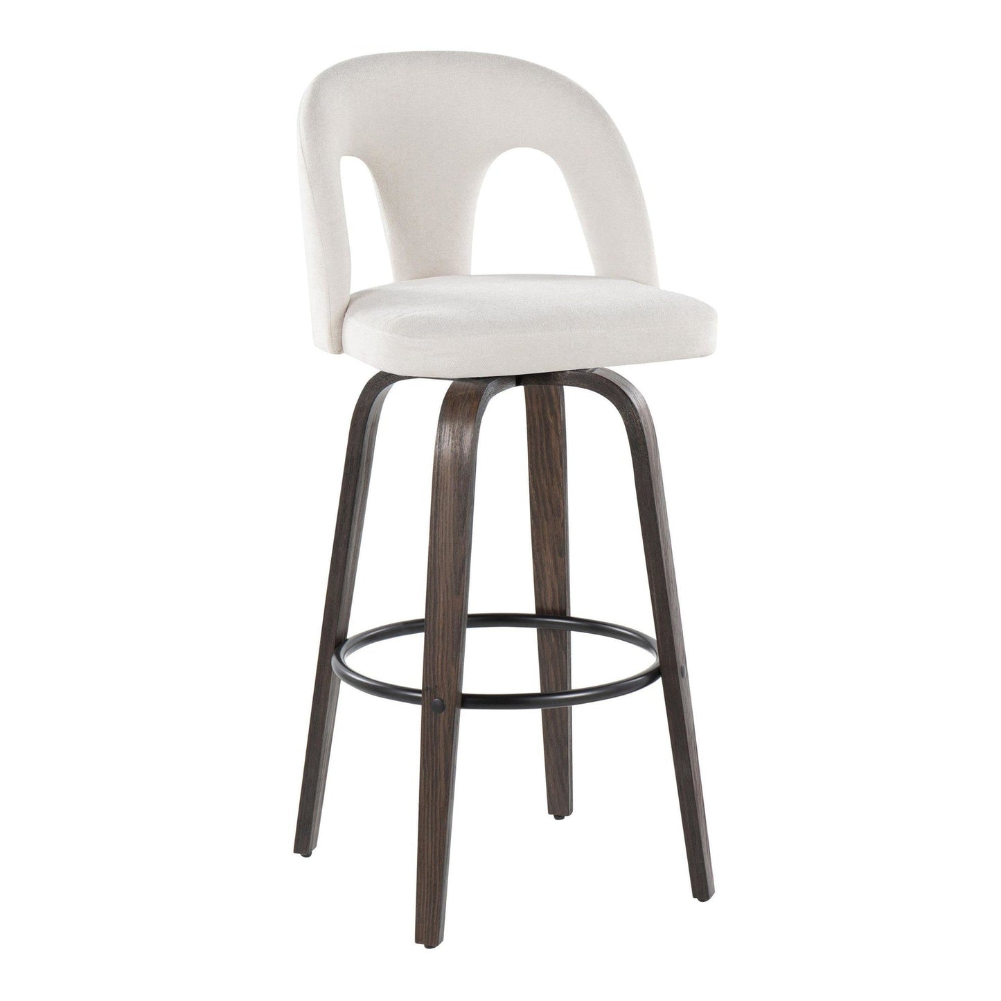 Majestic Office Furniture Upholstered 30" Fixed-Height Barstool - Set of 2