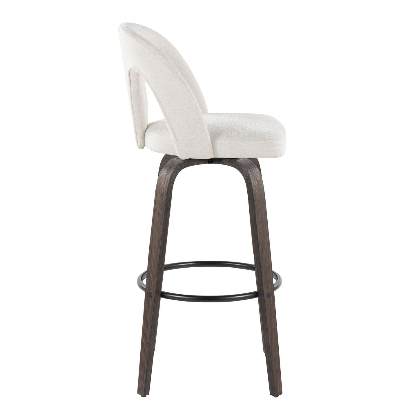 Majestic Office Furniture Upholstered 30" Fixed-Height Barstool - Set of 2