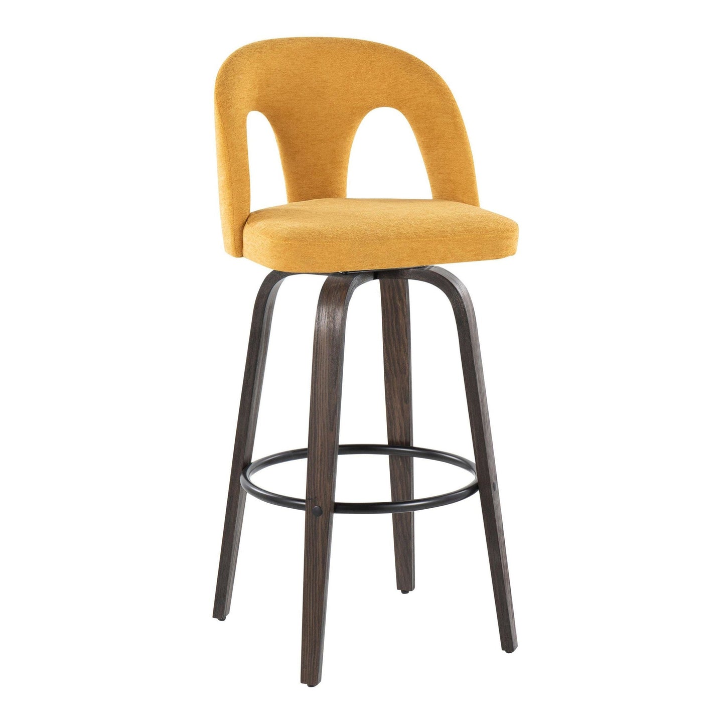 Majestic Office Furniture Upholstered 30" Fixed-Height Barstool - Set of 2