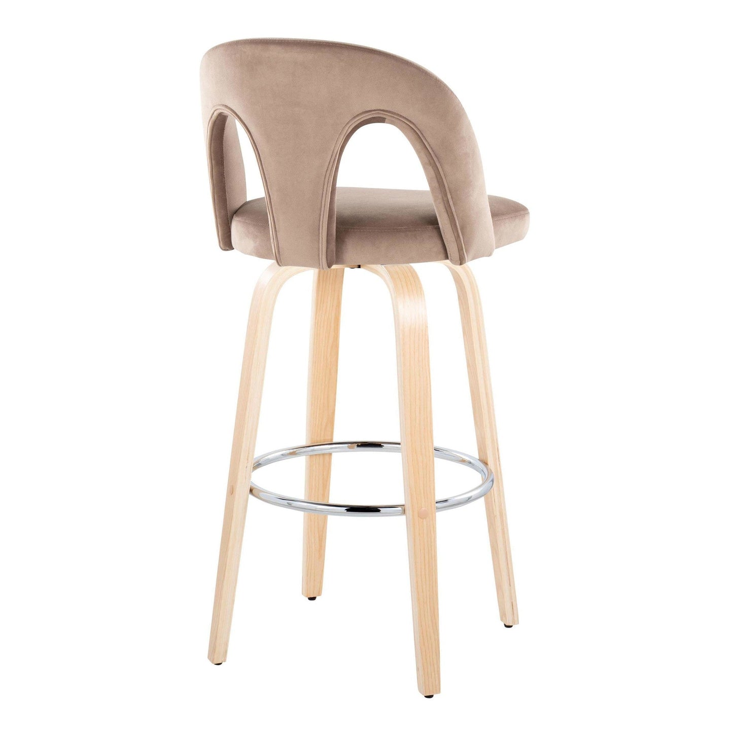 Majestic Office Furniture Upholstered 30" Fixed-Height Barstool - Set of 2