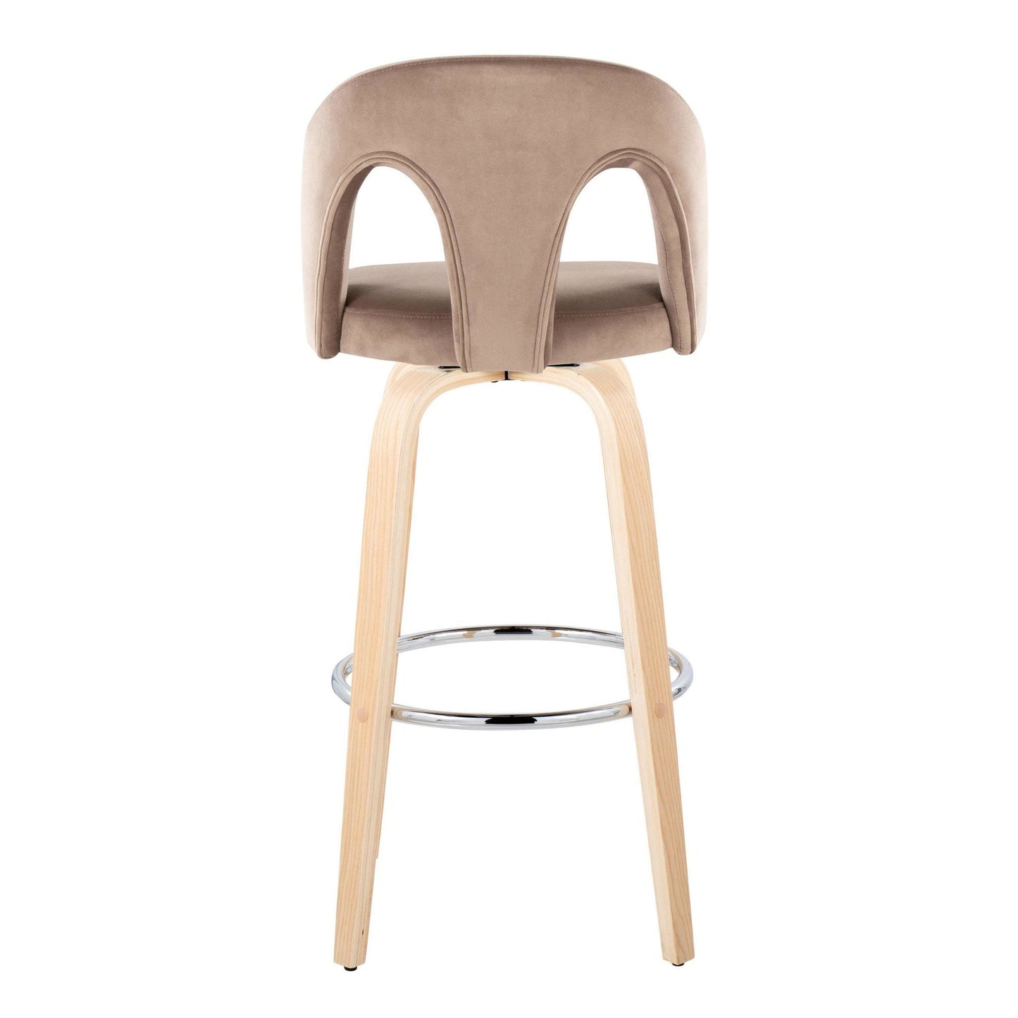 Majestic Office Furniture Upholstered 30" Fixed-Height Barstool - Set of 2