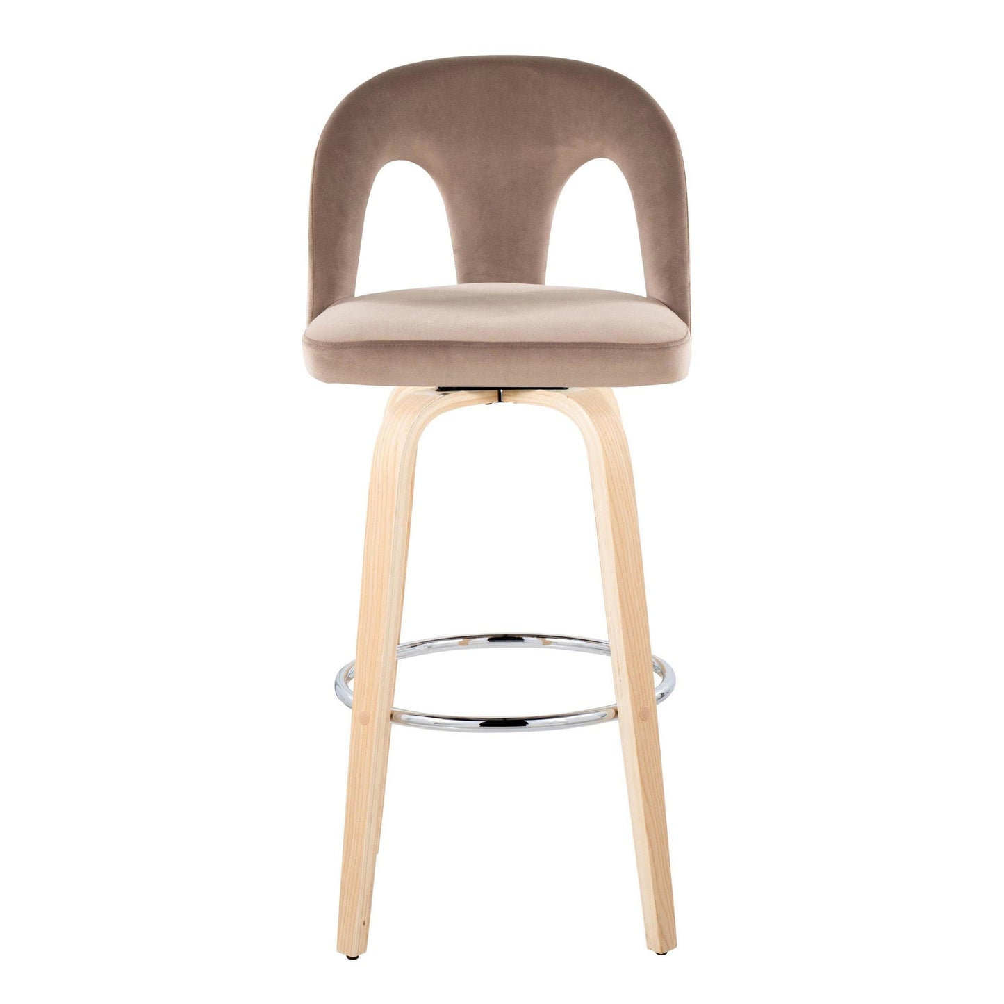Majestic Office Furniture Upholstered 30" Fixed-Height Barstool - Set of 2