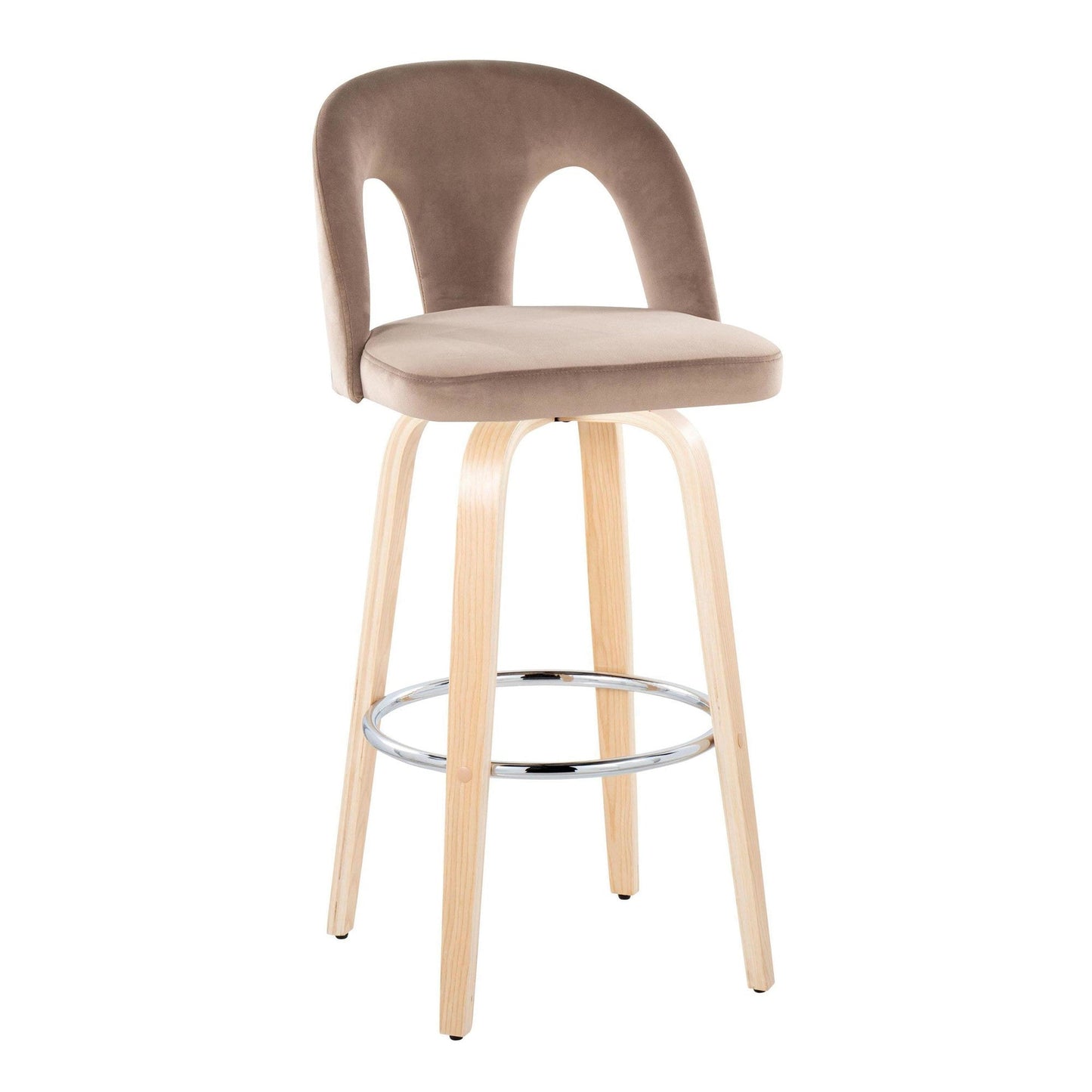 Majestic Office Furniture Upholstered 30" Fixed-Height Barstool - Set of 2