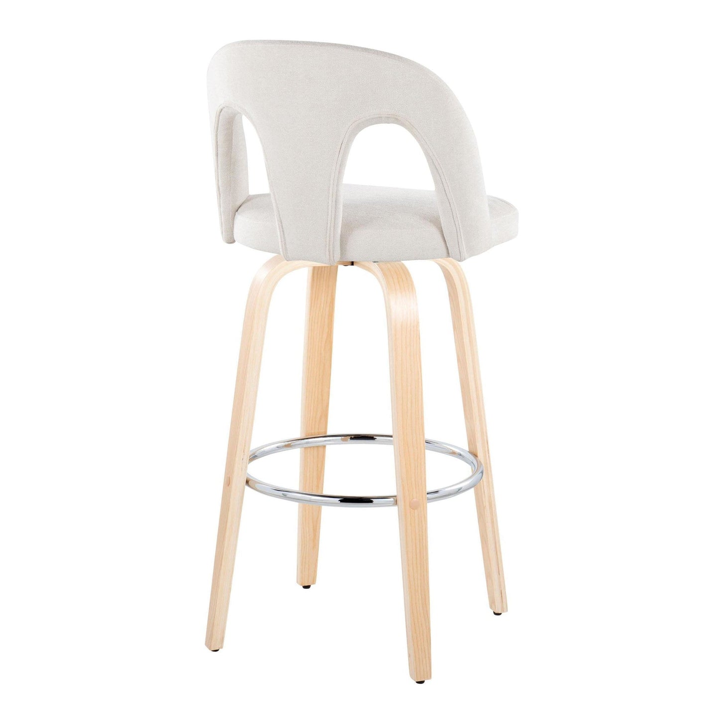Majestic Office Furniture Upholstered 30" Fixed-Height Barstool - Set of 2