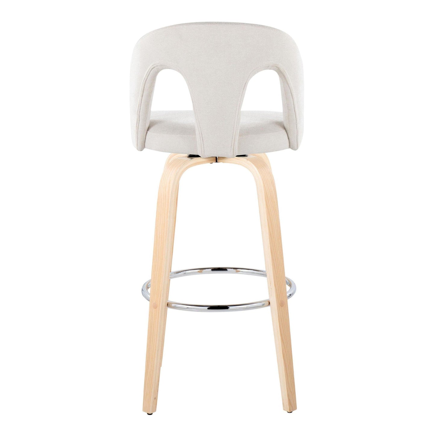 Majestic Office Furniture Upholstered 30" Fixed-Height Barstool - Set of 2