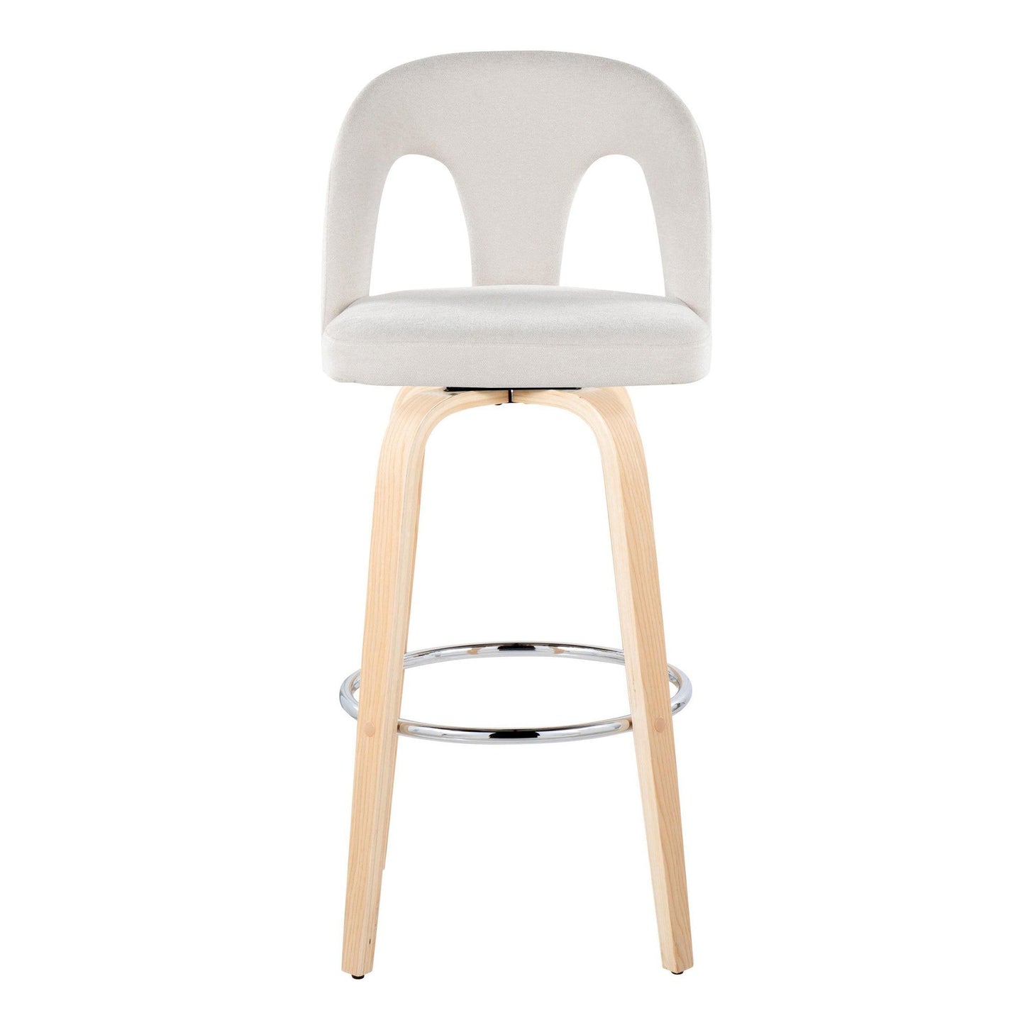 Majestic Office Furniture Upholstered 30" Fixed-Height Barstool - Set of 2
