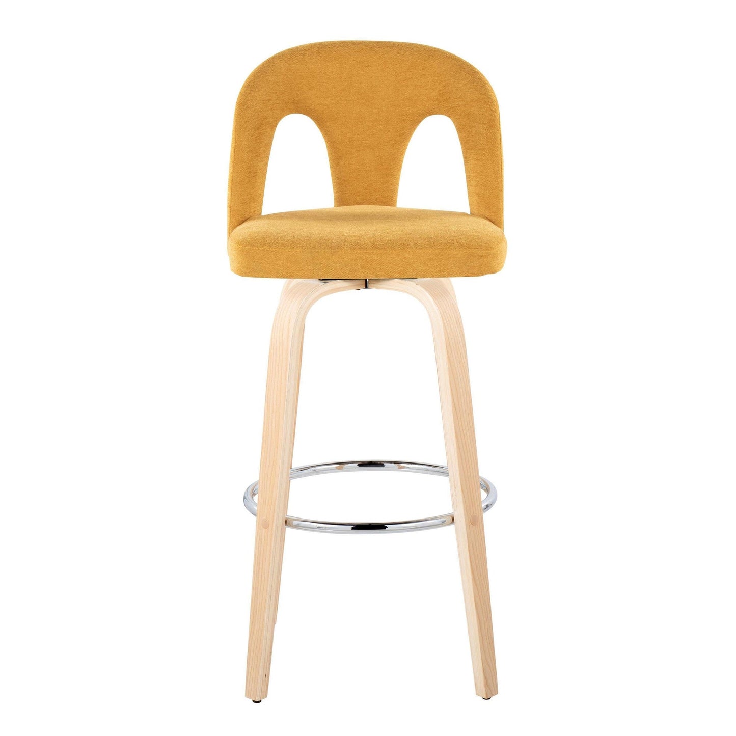 Majestic Office Furniture Upholstered 30" Fixed-Height Barstool - Set of 2