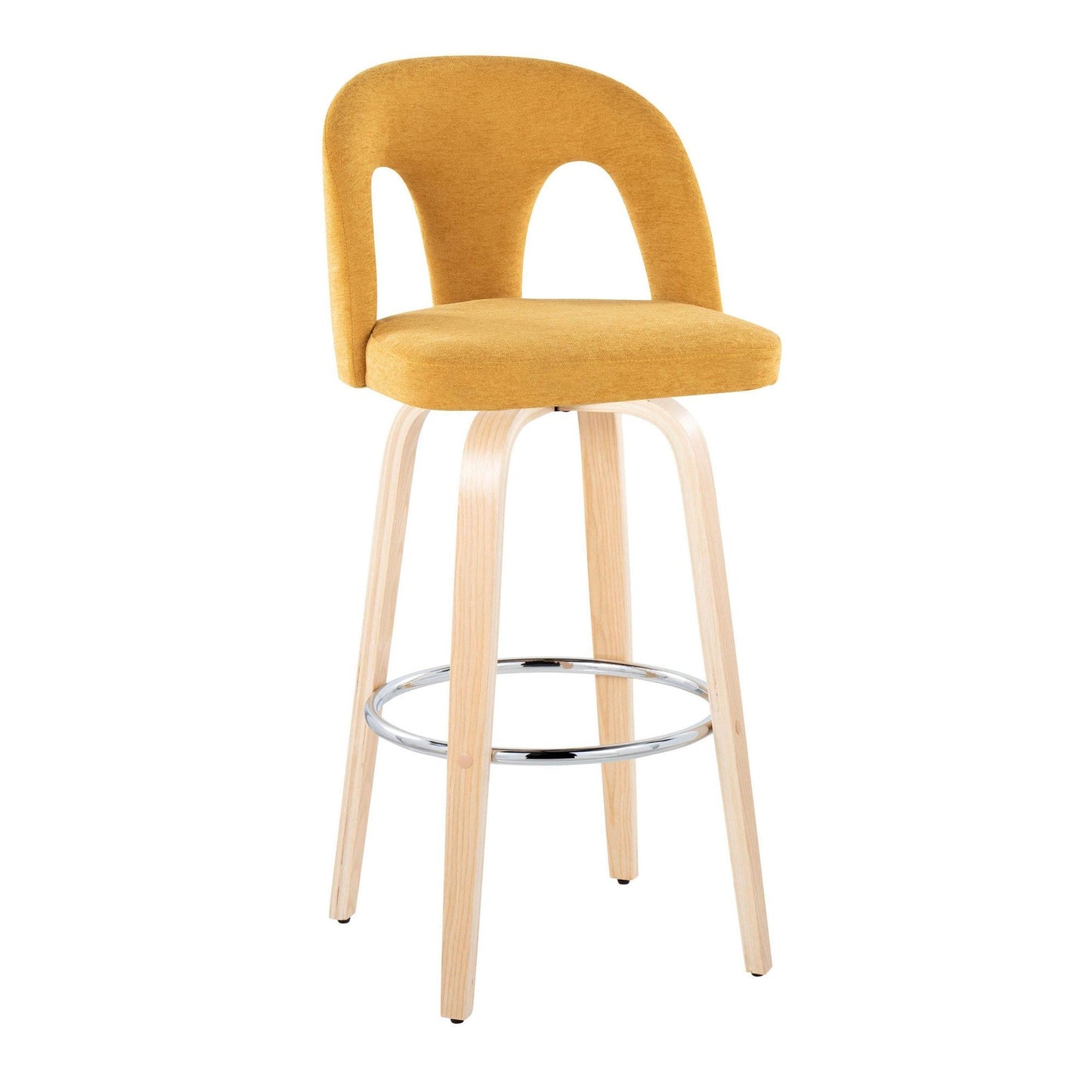 Majestic Office Furniture Upholstered 30" Fixed-Height Barstool - Set of 2