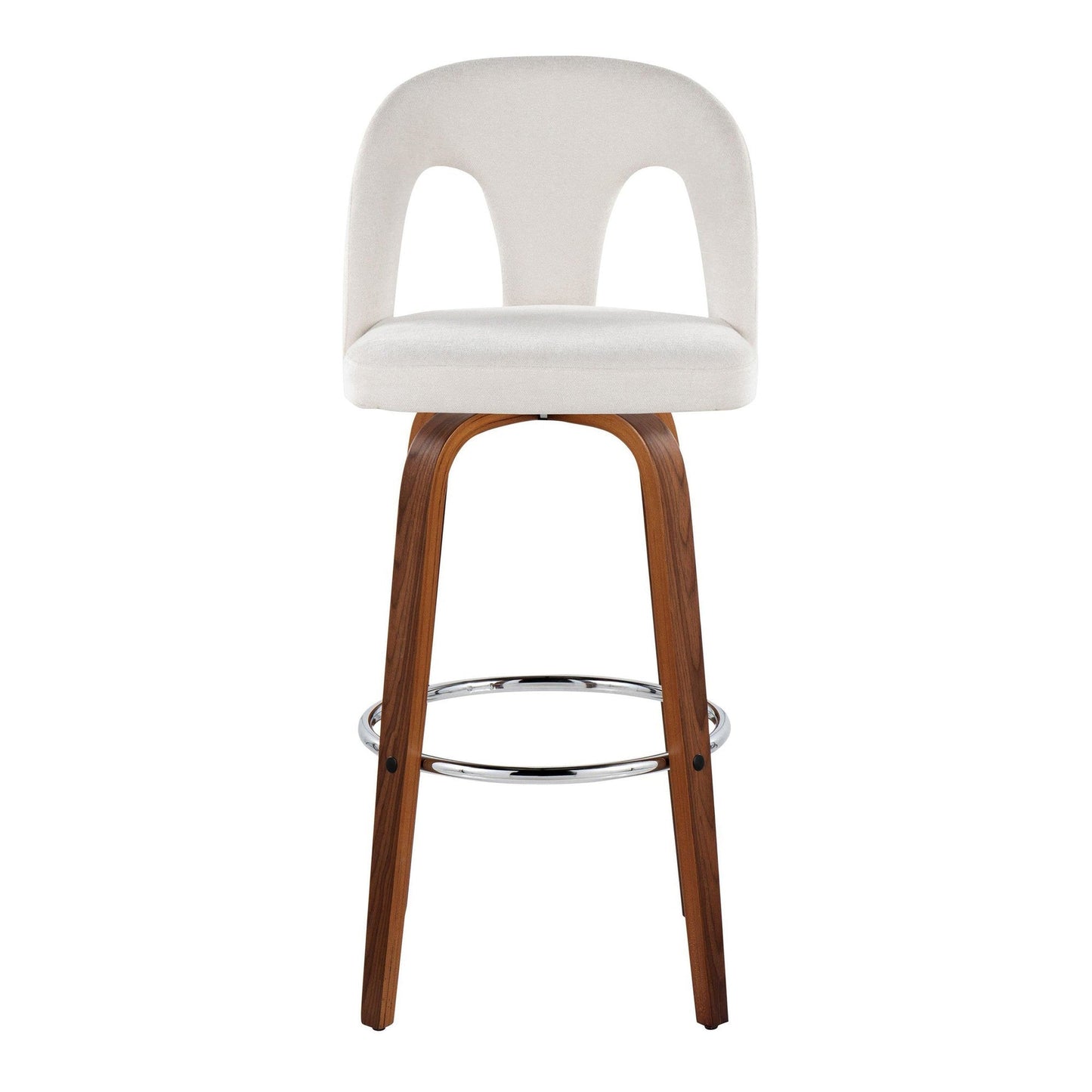Majestic Office Furniture Upholstered 30" Fixed-Height Barstool - Set of 2