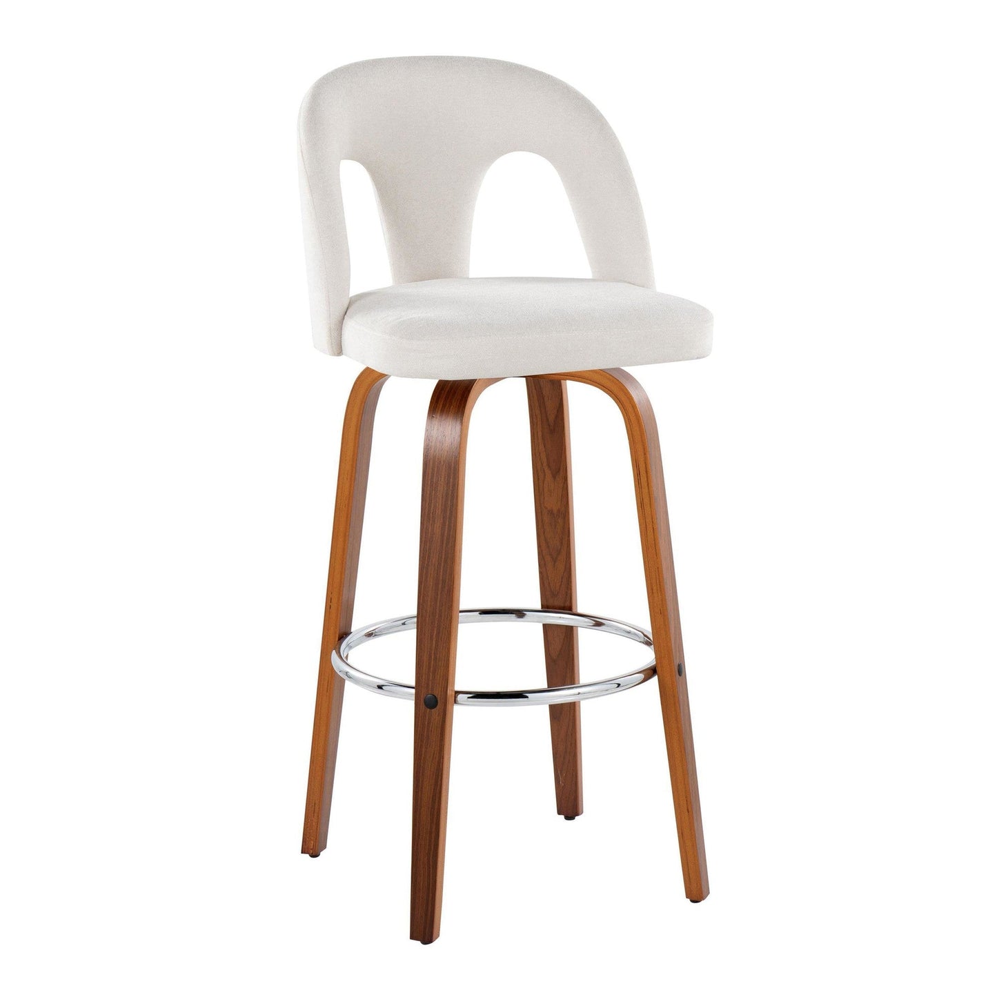 Majestic Office Furniture Upholstered 30" Fixed-Height Barstool - Set of 2