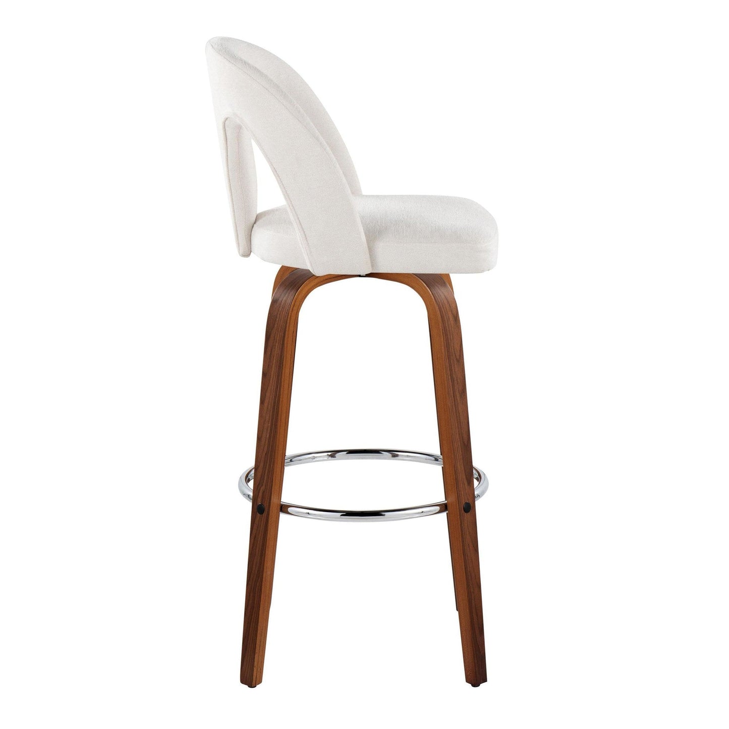 Majestic Office Furniture Upholstered 30" Fixed-Height Barstool - Set of 2