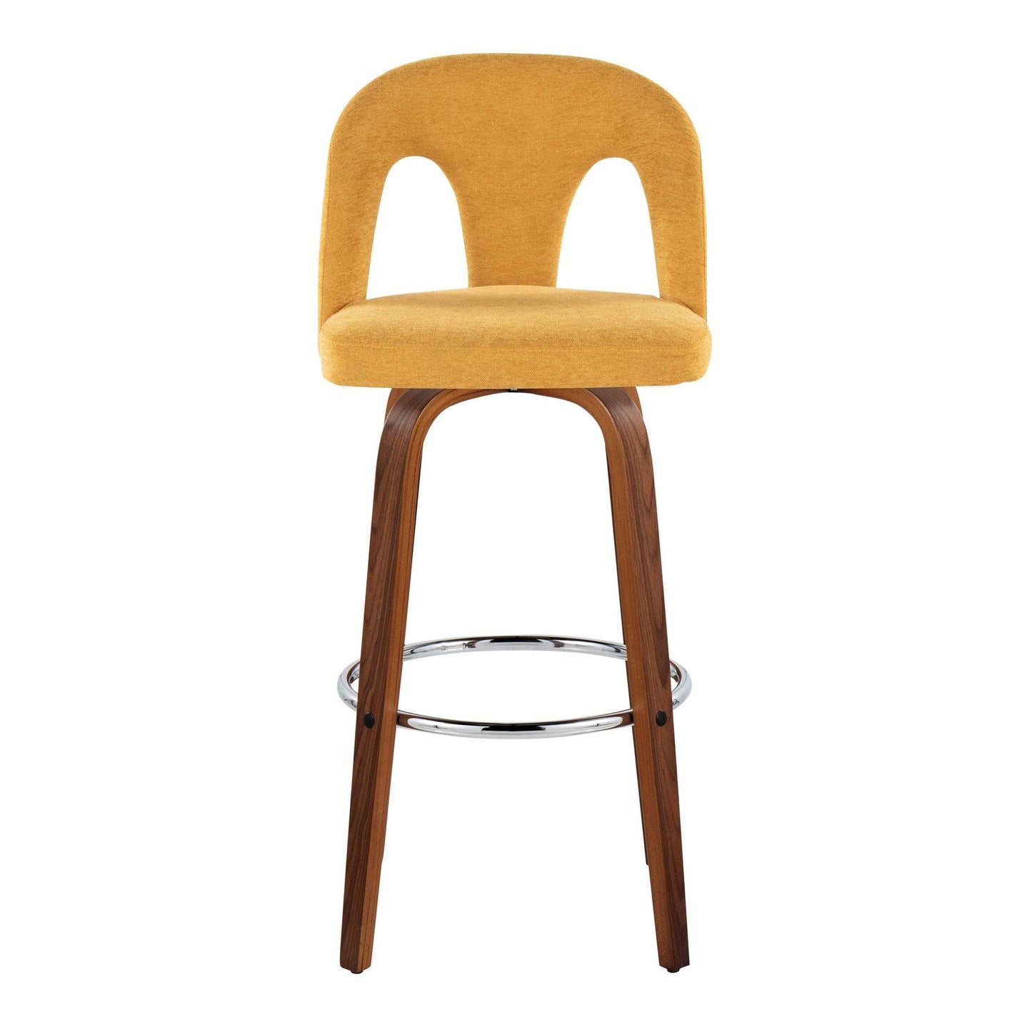 Majestic Office Furniture Upholstered 30" Fixed-Height Barstool - Set of 2