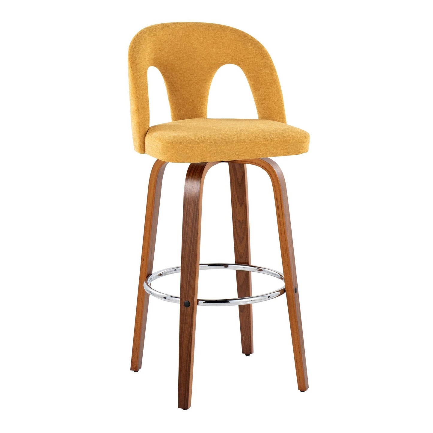 Majestic Office Furniture Upholstered 30" Fixed-Height Barstool - Set of 2