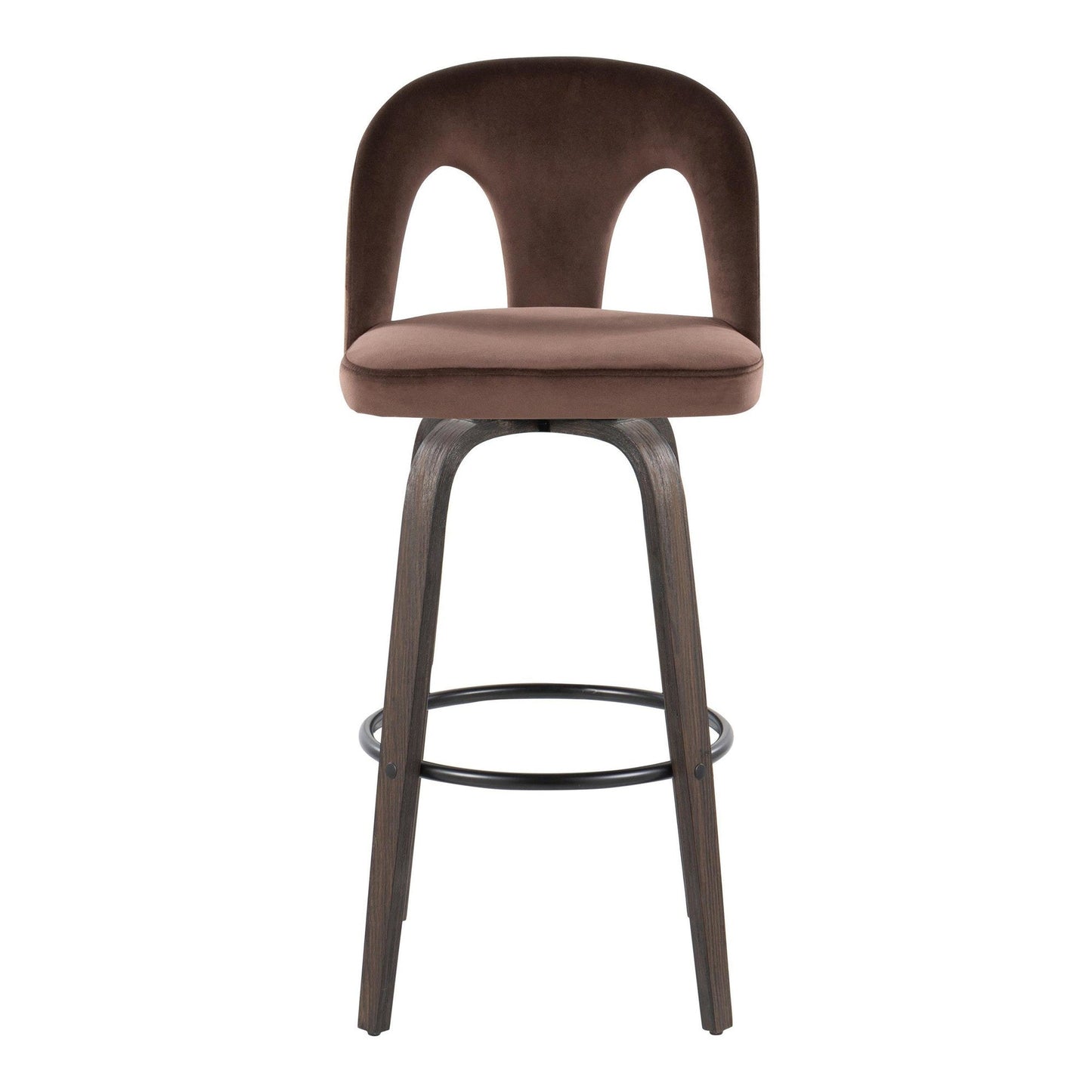 Majestic Office Furniture Upholstered 30" Fixed-Height Barstool - Set of 2