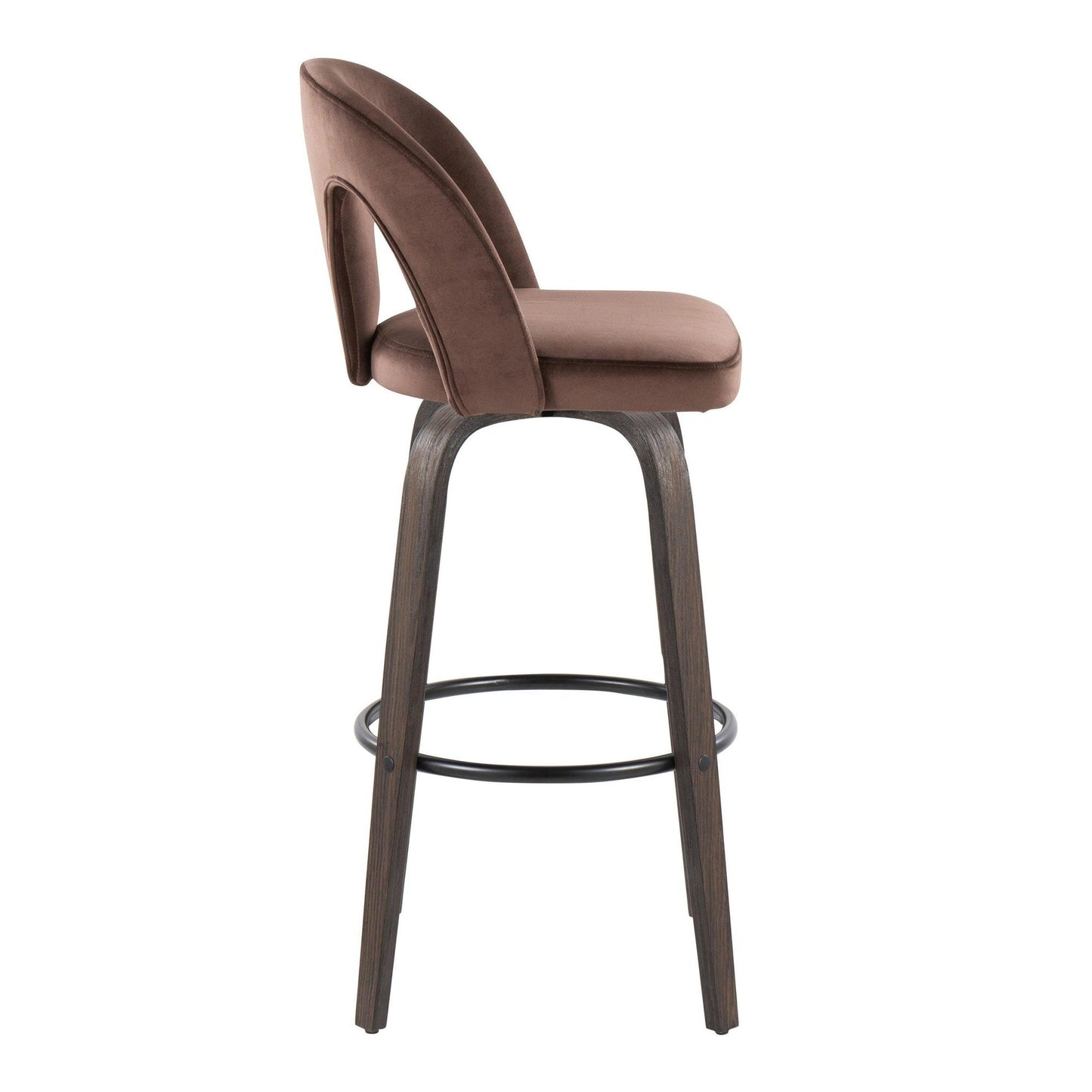 Majestic Office Furniture Upholstered 30" Fixed-Height Barstool - Set of 2