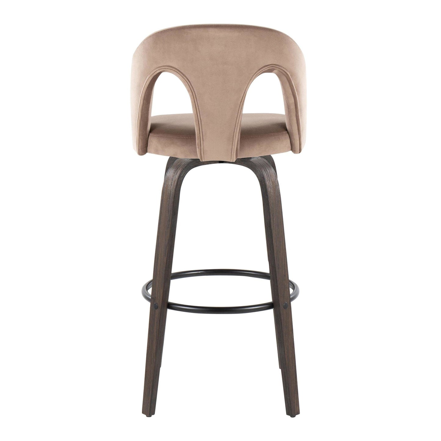 Majestic Office Furniture Upholstered 30" Fixed-Height Barstool - Set of 2