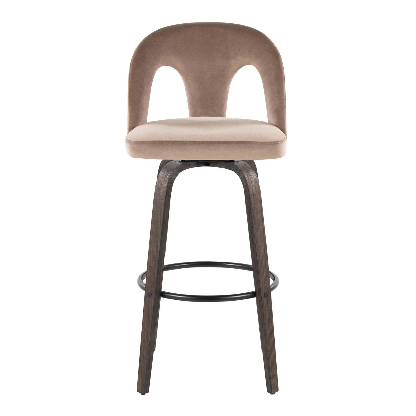 Majestic Office Furniture Upholstered 30" Fixed-Height Barstool - Set of 2