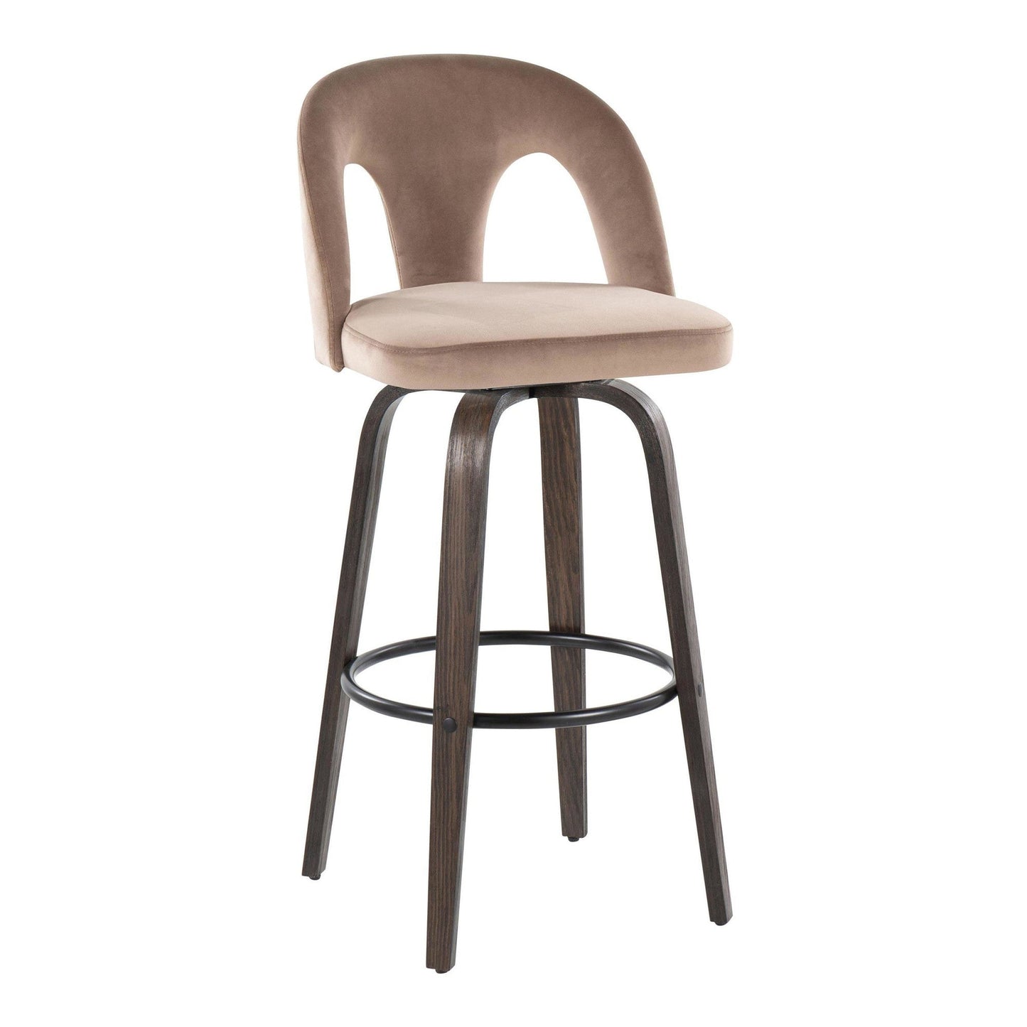Majestic Office Furniture Upholstered 30" Fixed-Height Barstool - Set of 2