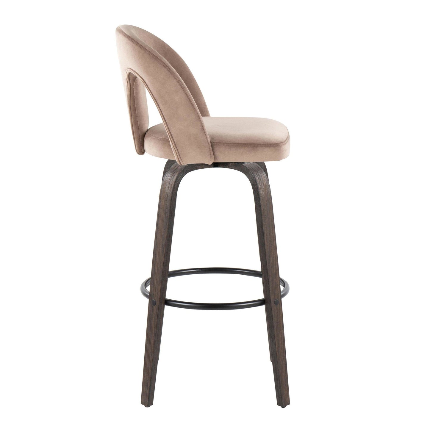Majestic Office Furniture Upholstered 30" Fixed-Height Barstool - Set of 2