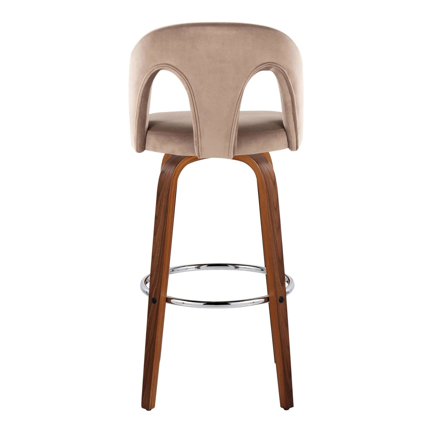 Majestic Office Furniture Upholstered 30" Fixed-Height Barstool - Set of 2