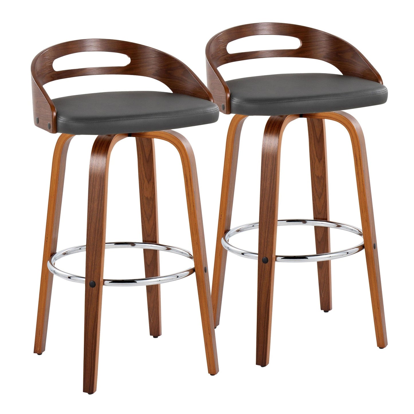 Majestic Office Furniture 30" Fixed-Height Barstool - Set of 2