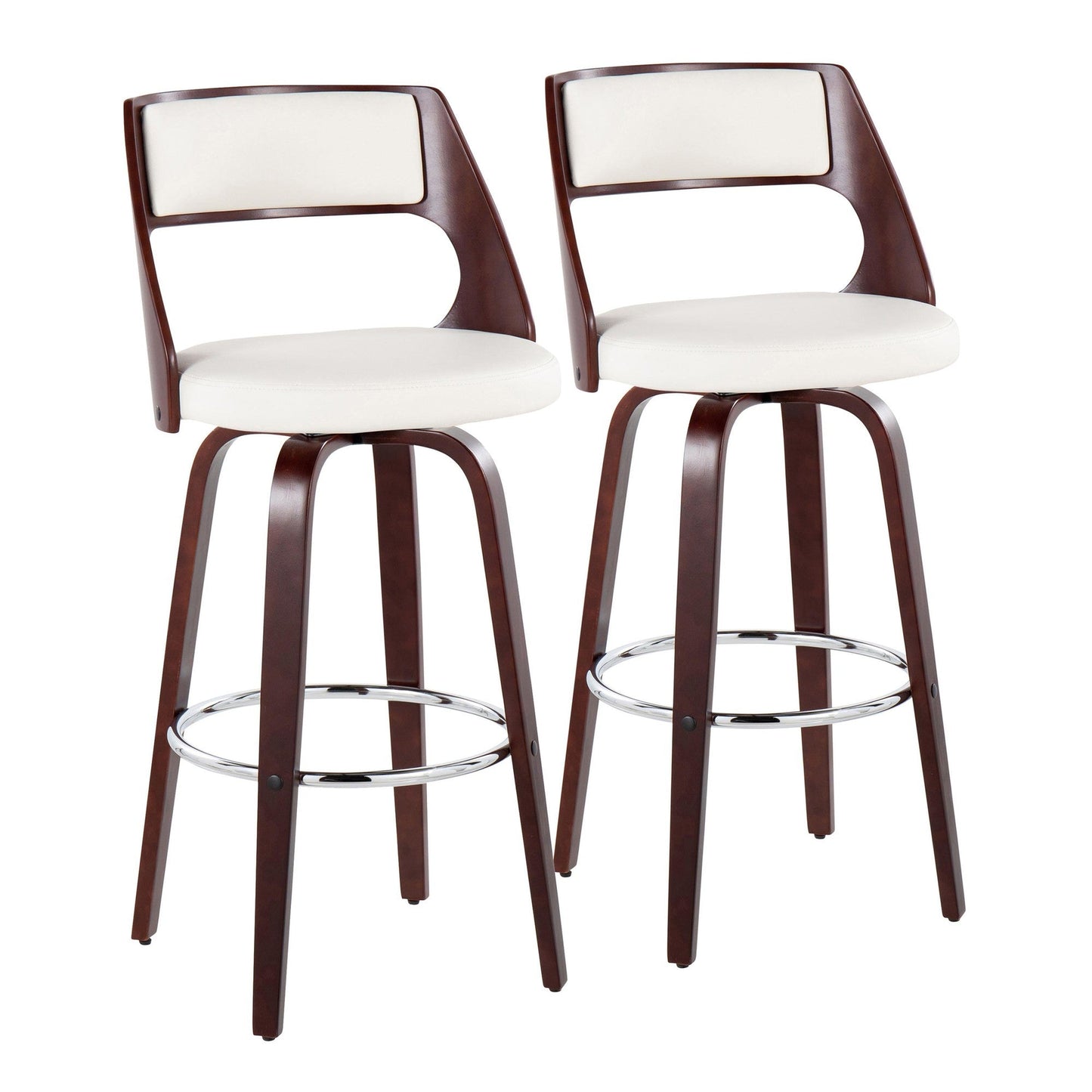 Majestic Office Furniture 30'' Fixed-Height Barstool - Set of 2