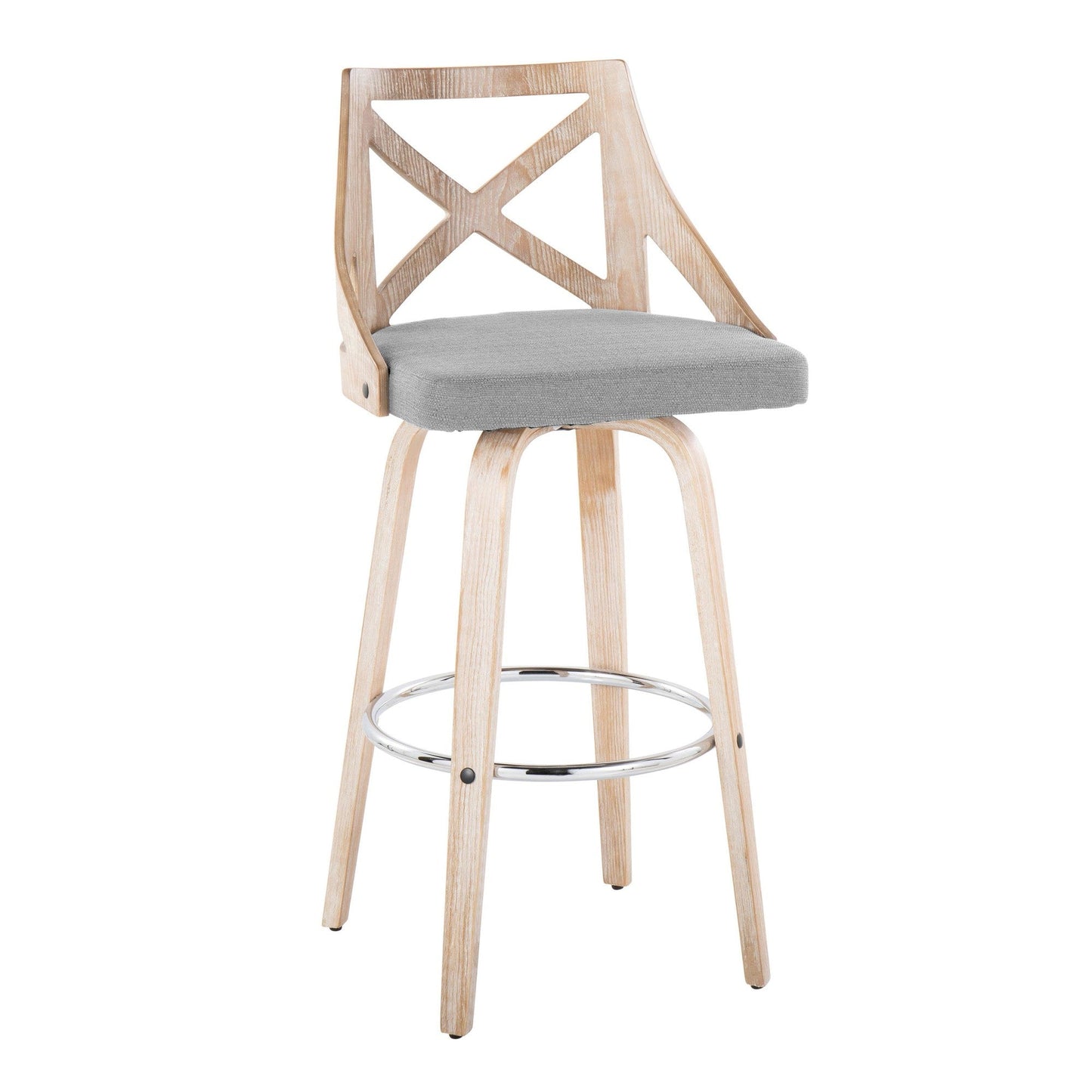 Majestic Office Furniture 30" Fixed-Height Barstool - Set of 2