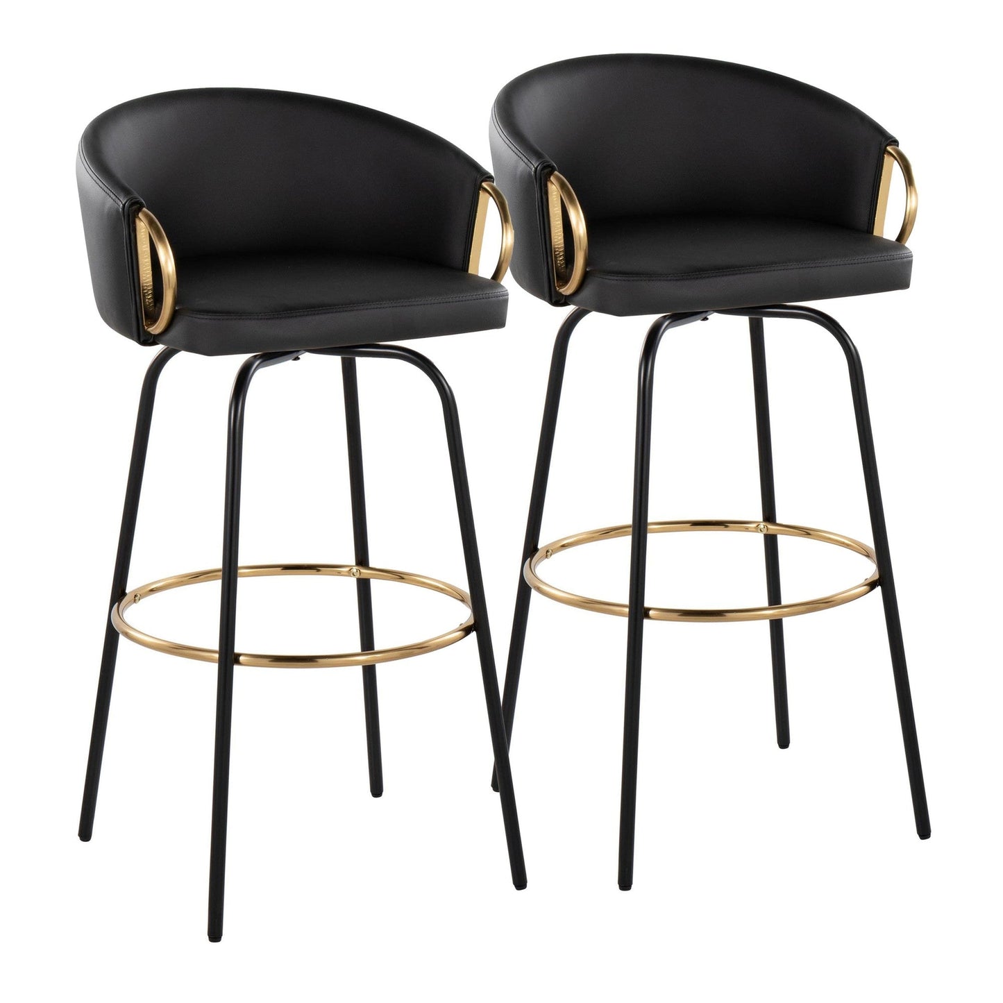 Majestic Office Furniture 30" Fixed-Height Barstool - Set of 2
