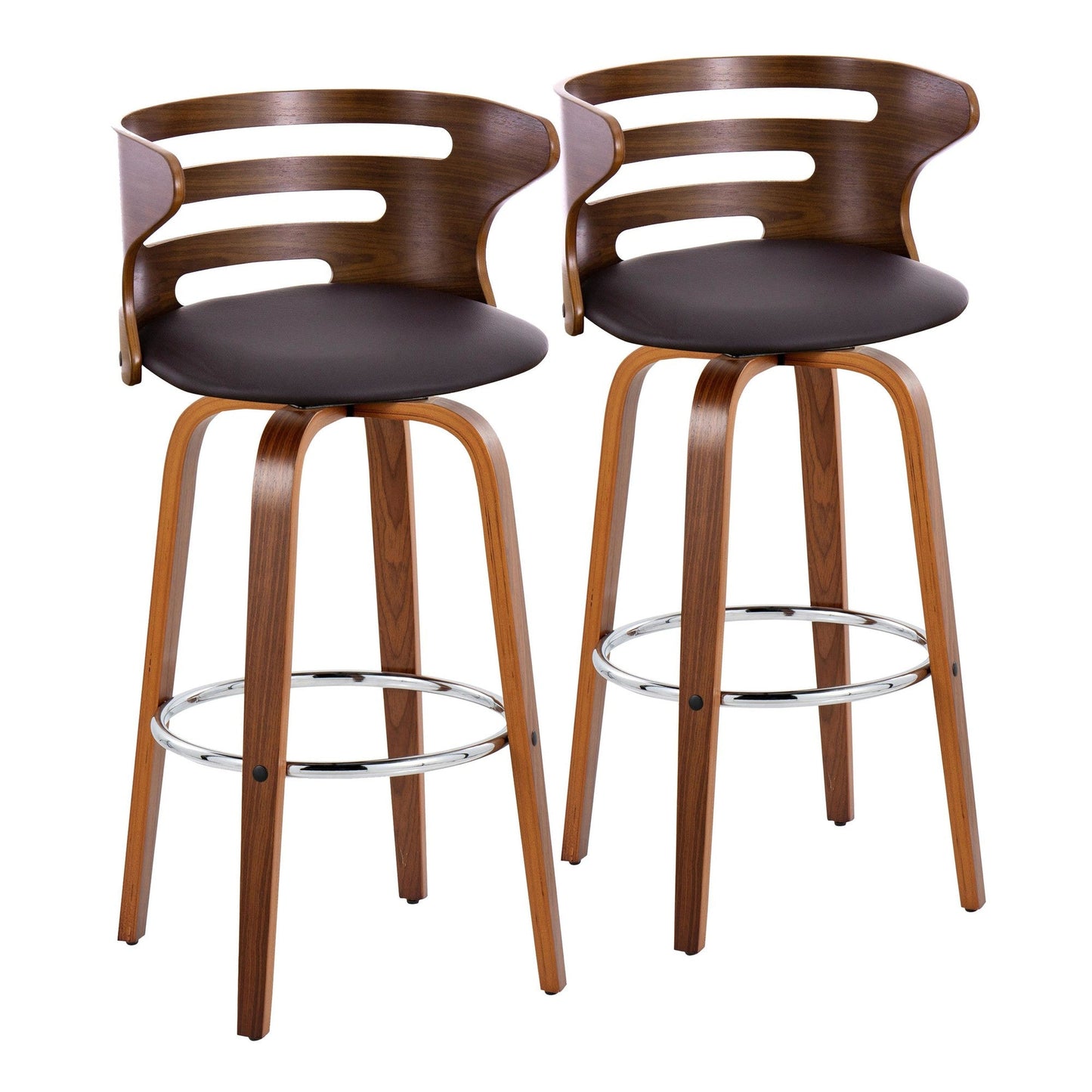 Majestic Office Furniture 30" Fixed-Height Barstool - Set of 2