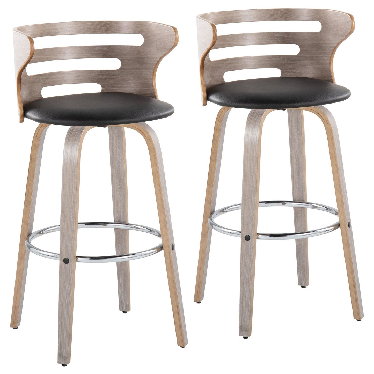Majestic Office Furniture 30" Fixed-Height Barstool - Set of 2