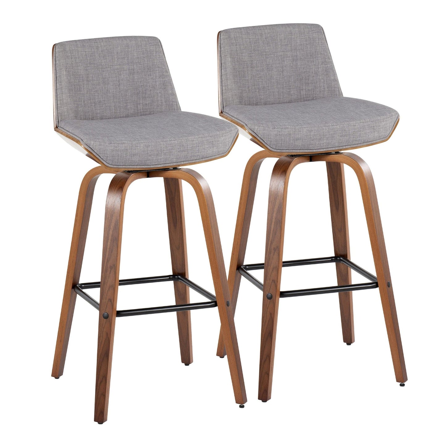 Majestic Office Furniture 30" Fixed-Height Barstool - Set of 2