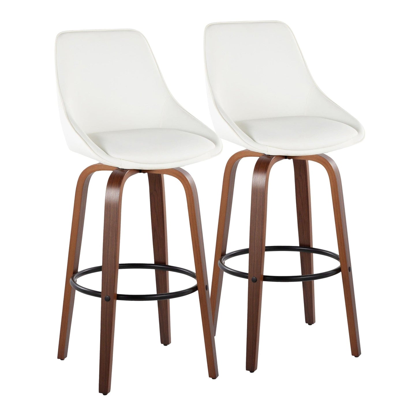 Majestic Office Furniture 30" Fixed-Height Barstool - Set of 2
