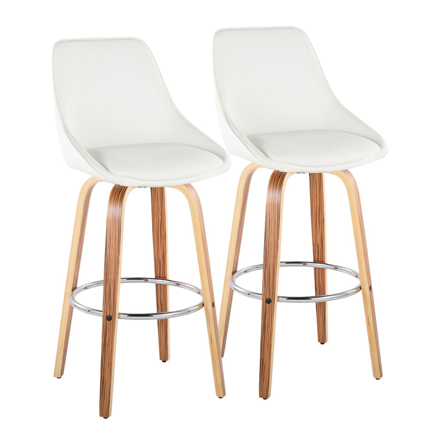 Majestic Office Furniture 30" Fixed-Height Barstool - Set of 2