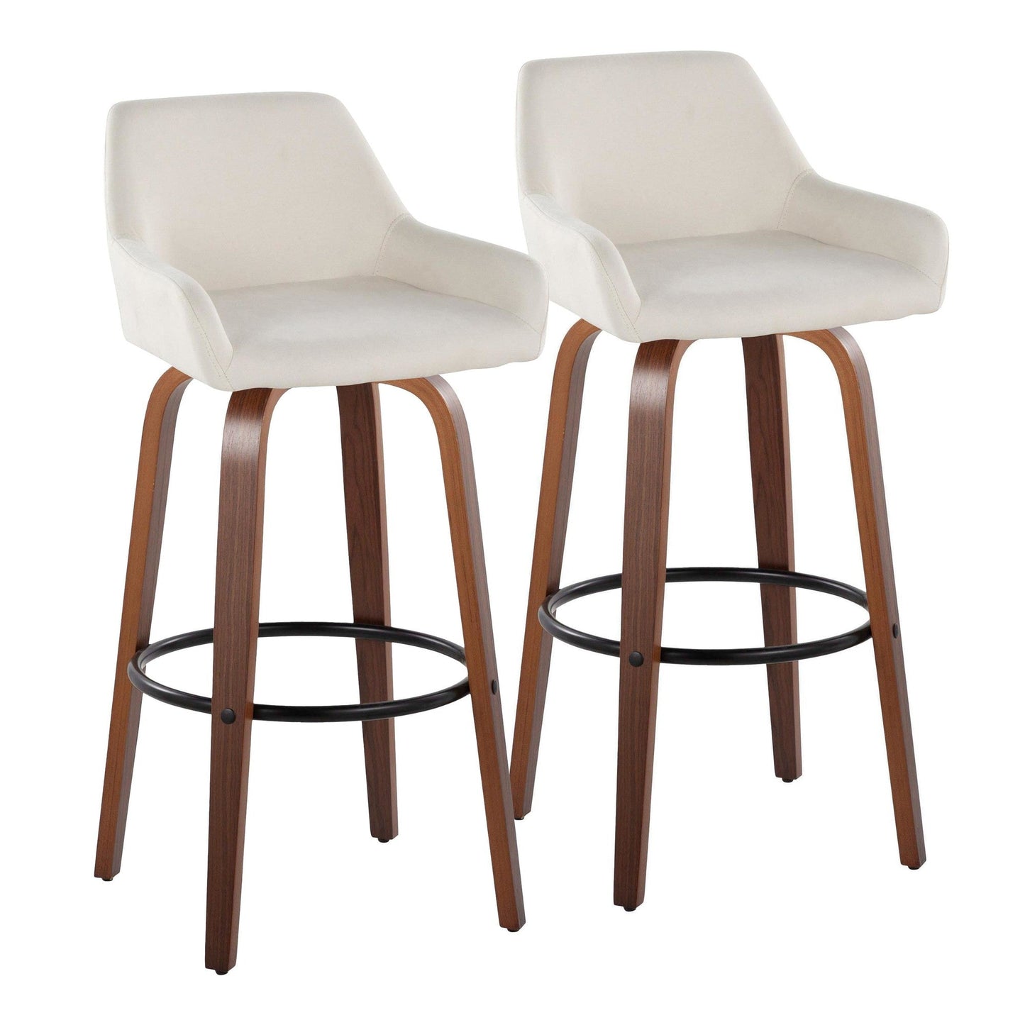 Majestic Office Furniture 30" Fixed-Height Barstool - Set of 2
