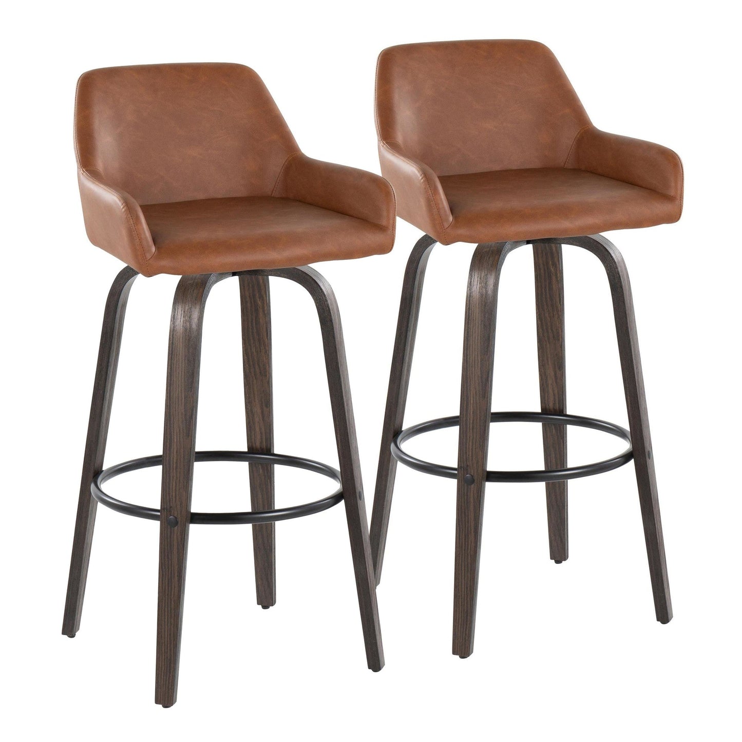 Majestic Office Furniture 30" Fixed-Height Barstool - Set of 2