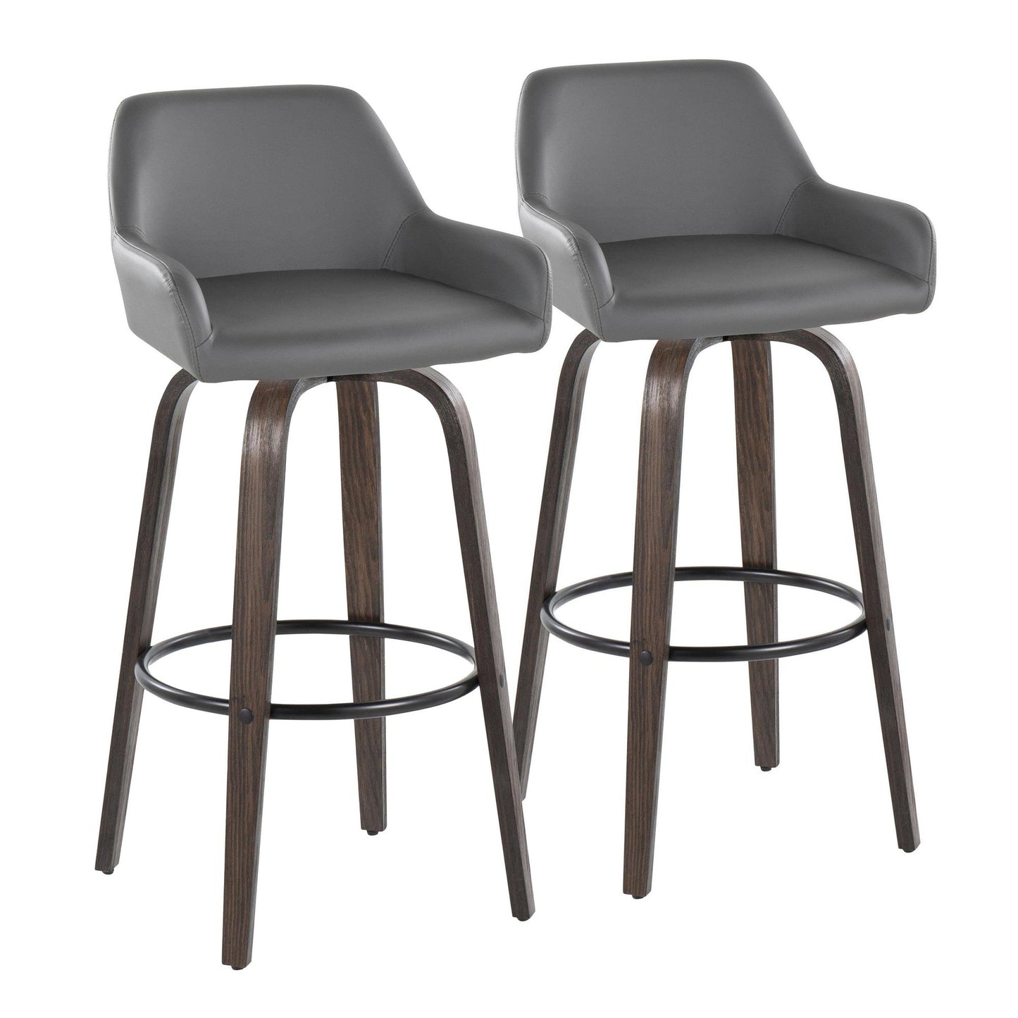Majestic Office Furniture 30" Fixed-Height Barstool - Set of 2