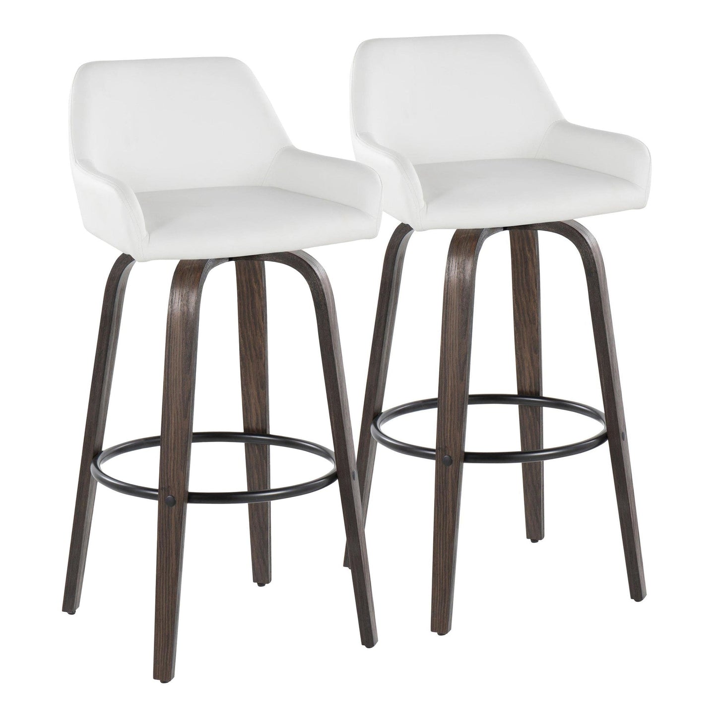 Majestic Office Furniture 30" Fixed-Height Barstool - Set of 2