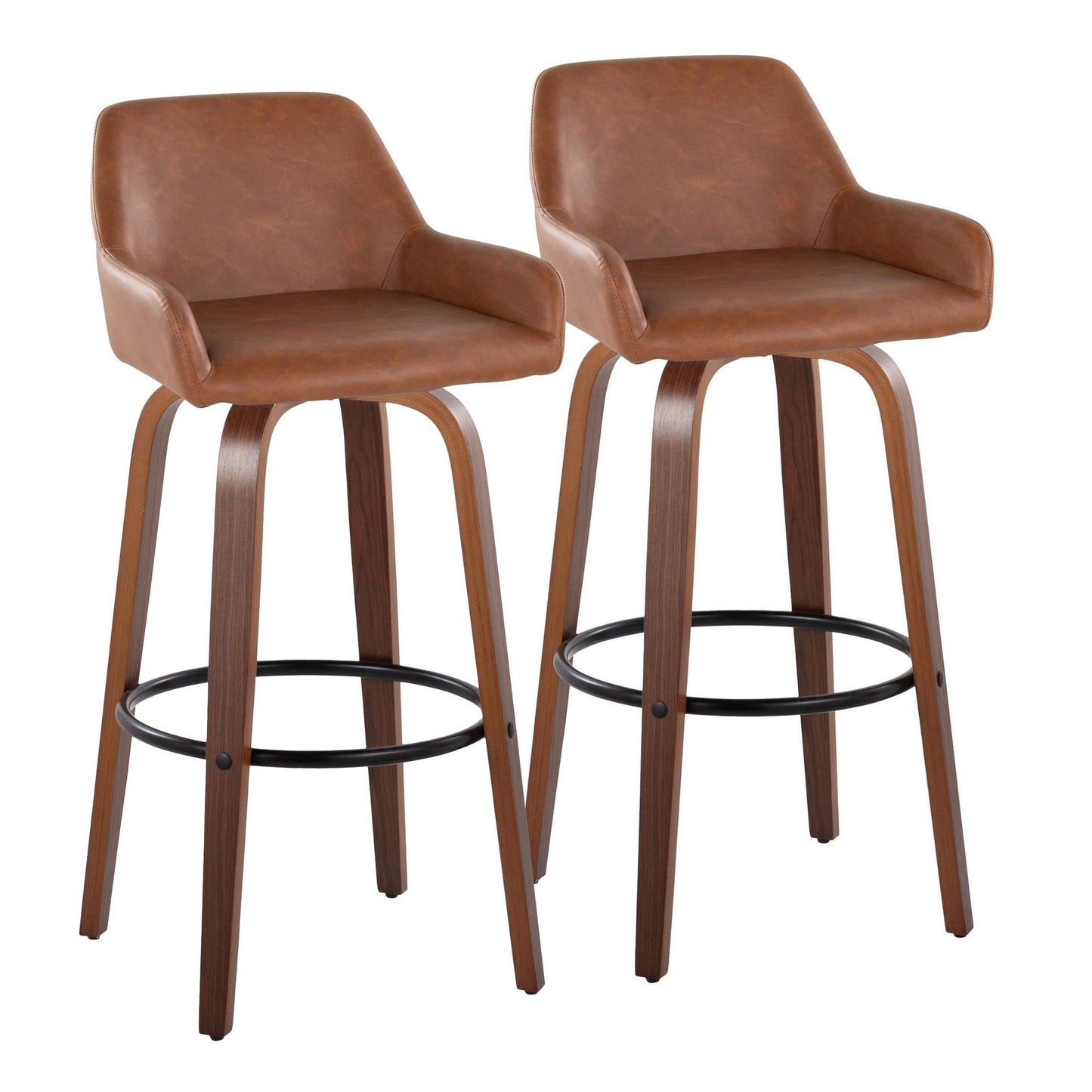 Majestic Office Furniture 30" Fixed-Height Barstool - Set of 2