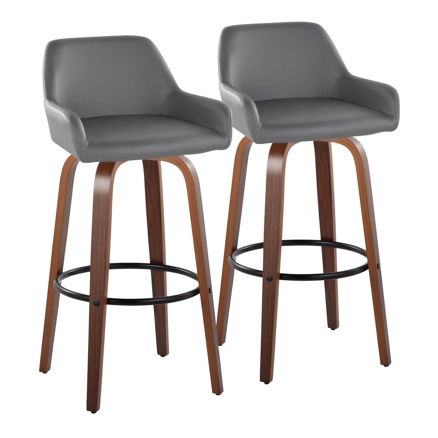 Majestic Office Furniture 30" Fixed-Height Barstool - Set of 2