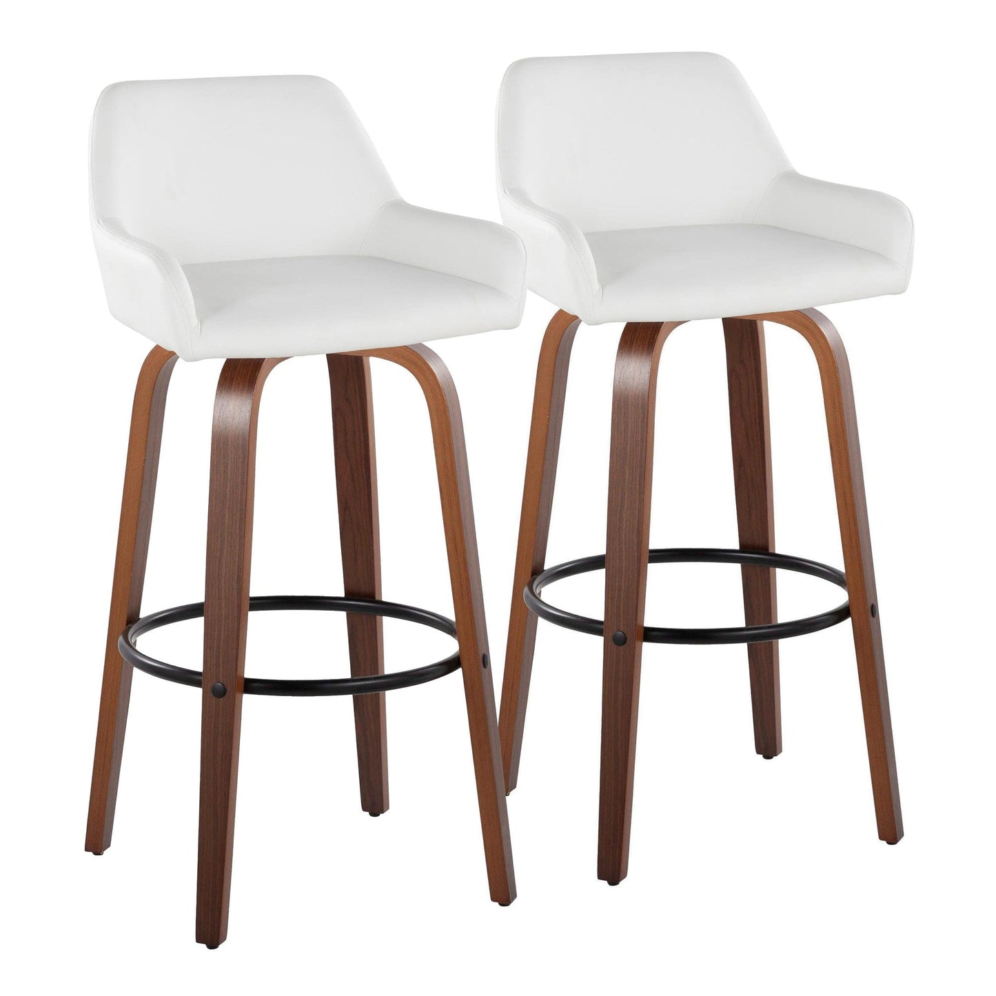 Majestic Office Furniture 30" Fixed-Height Barstool - Set of 2