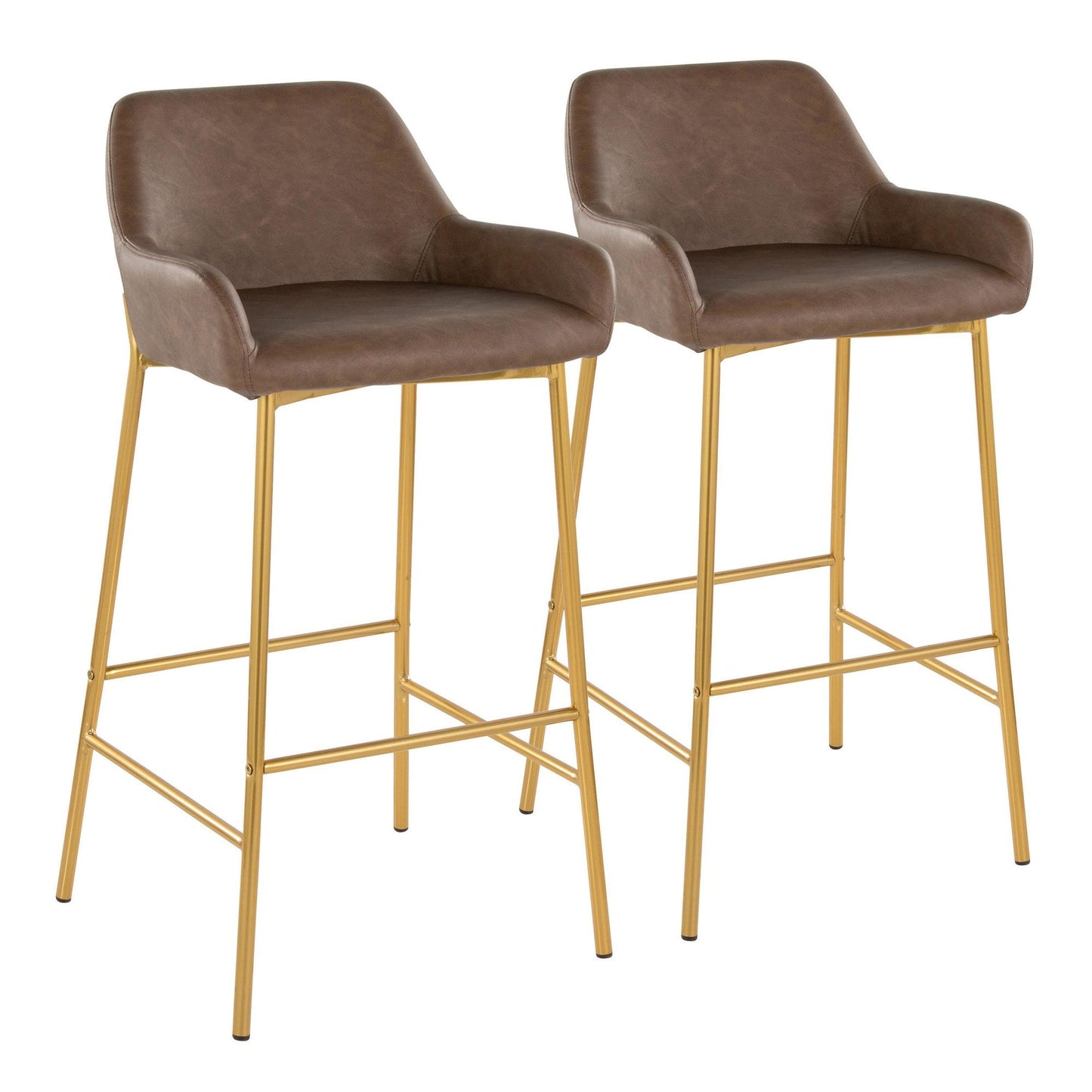 Majestic Office Furniture 30" Fixed-Height Barstool - Set of 2