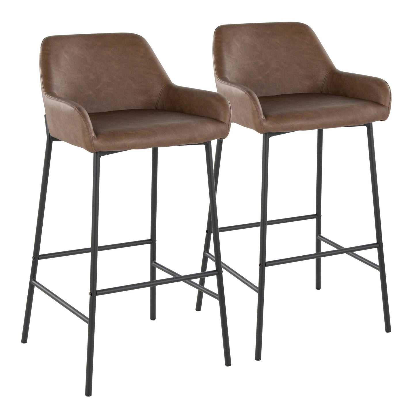 Majestic Office Furniture 30" Fixed-Height Barstool - Set of 2