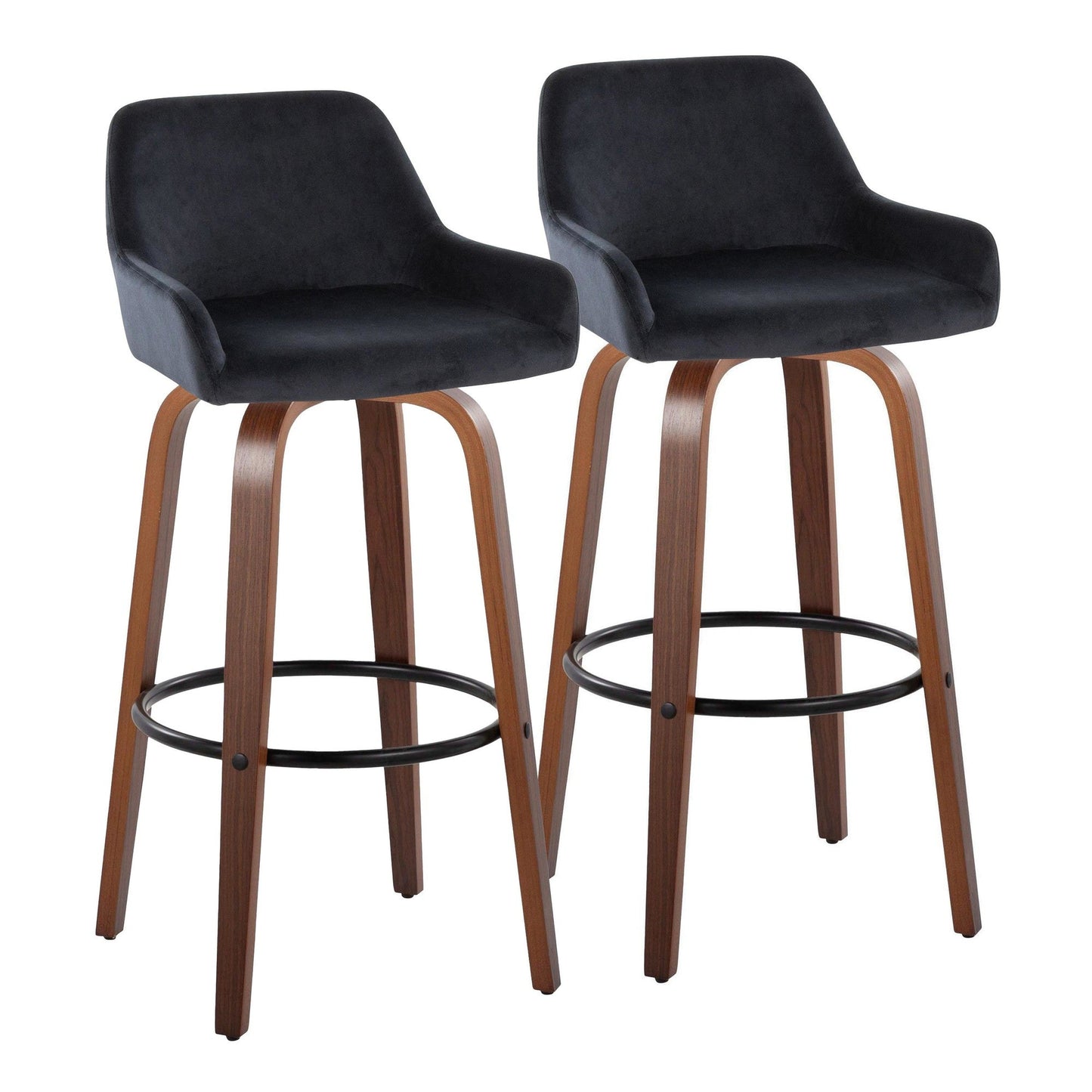 Majestic Office Furniture 30" Fixed-Height Barstool - Set of 2