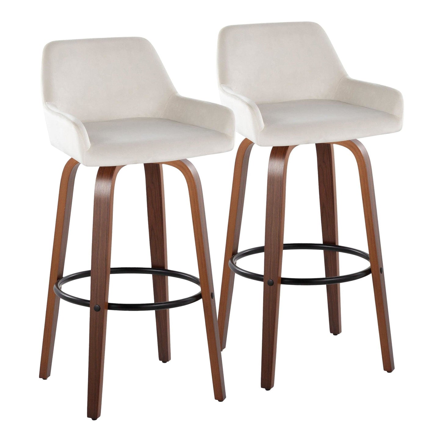 Majestic Office Furniture 30" Fixed-Height Barstool - Set of 2