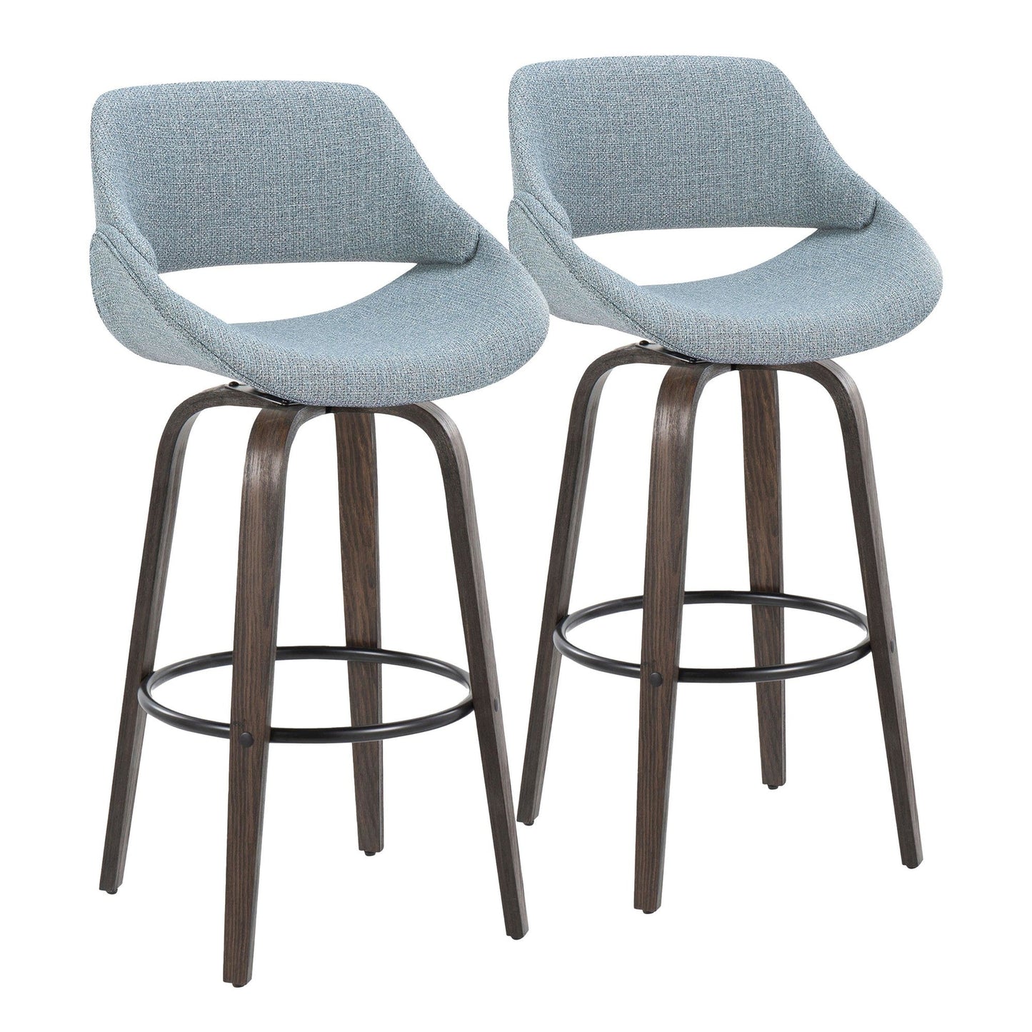 Majestic Office Furniture 30" Fixed-Height Barstool - Set of 2