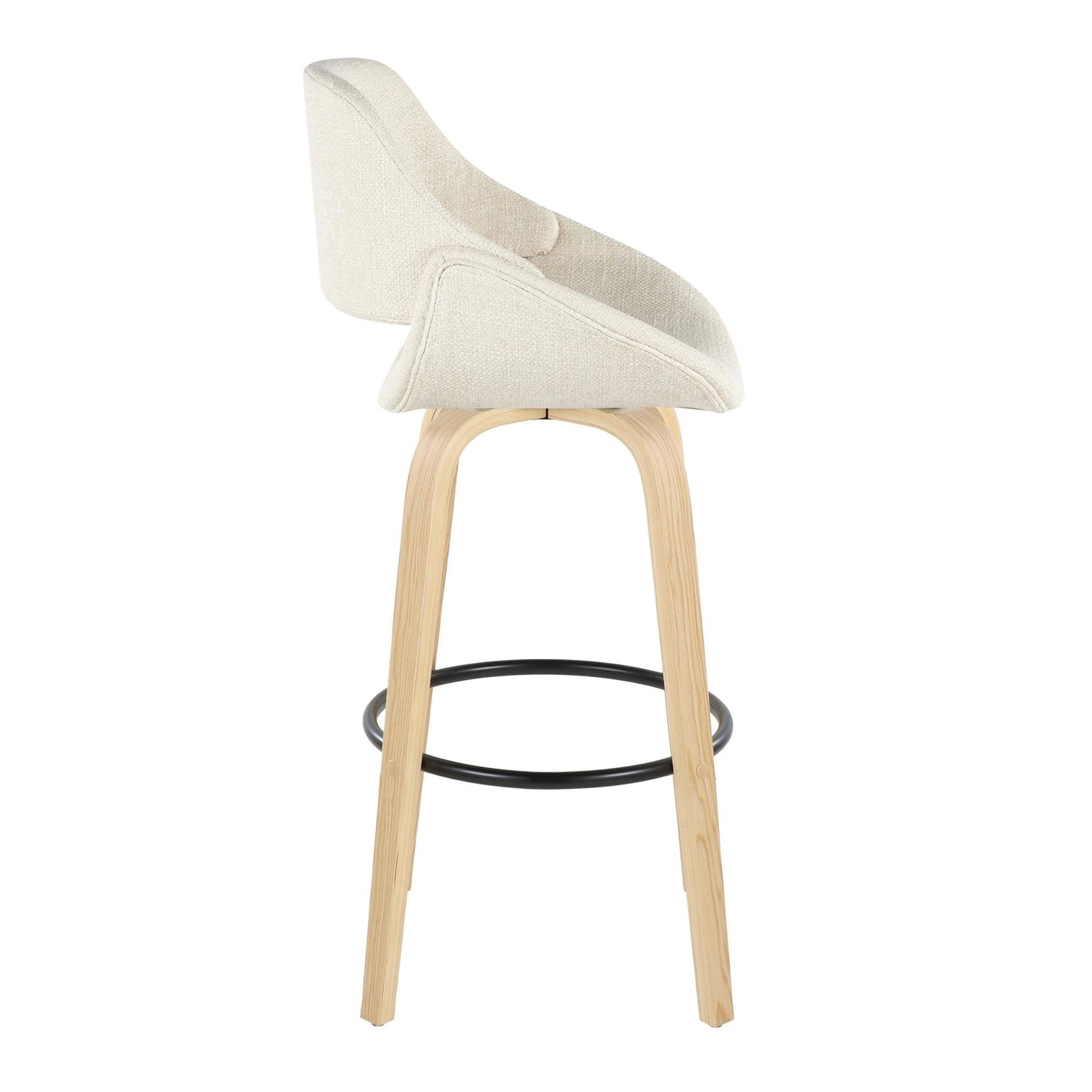 Majestic Office Furniture 30" Fixed-Height Barstool - Set of 2