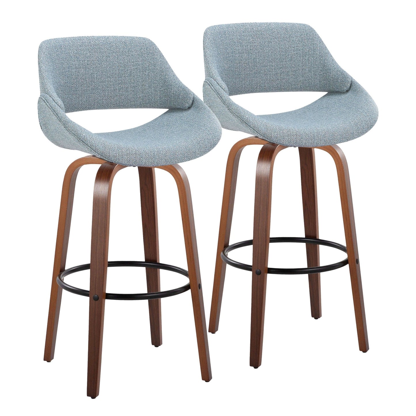 Majestic Office Furniture 30" Fixed-Height Barstool - Set of 2